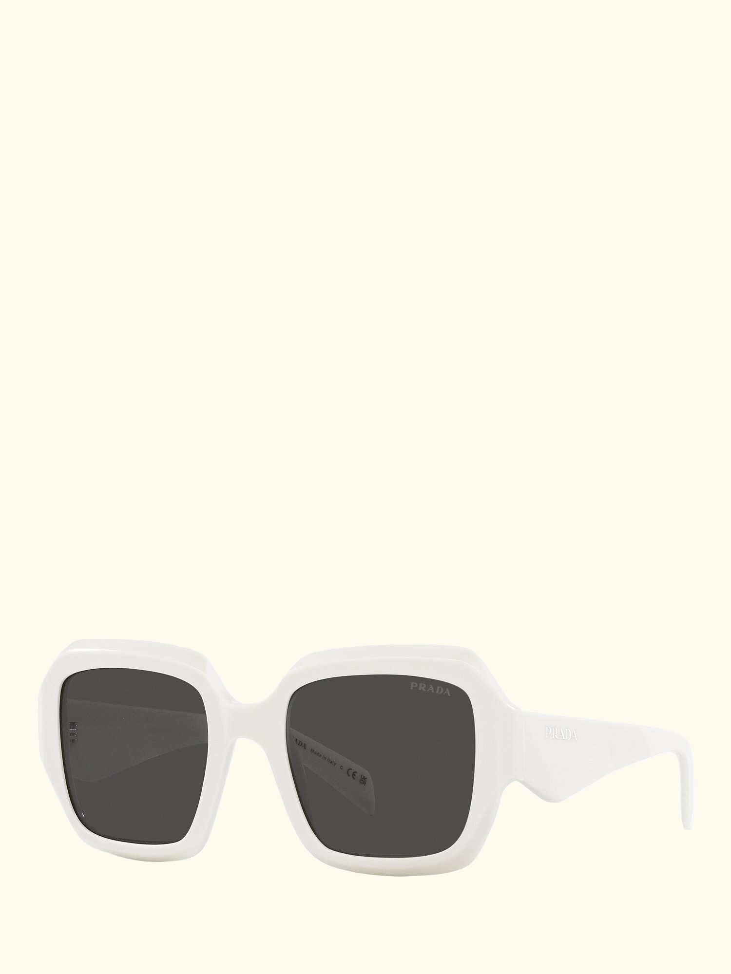 PR28ZS Women's Pillow Sunglasses, White