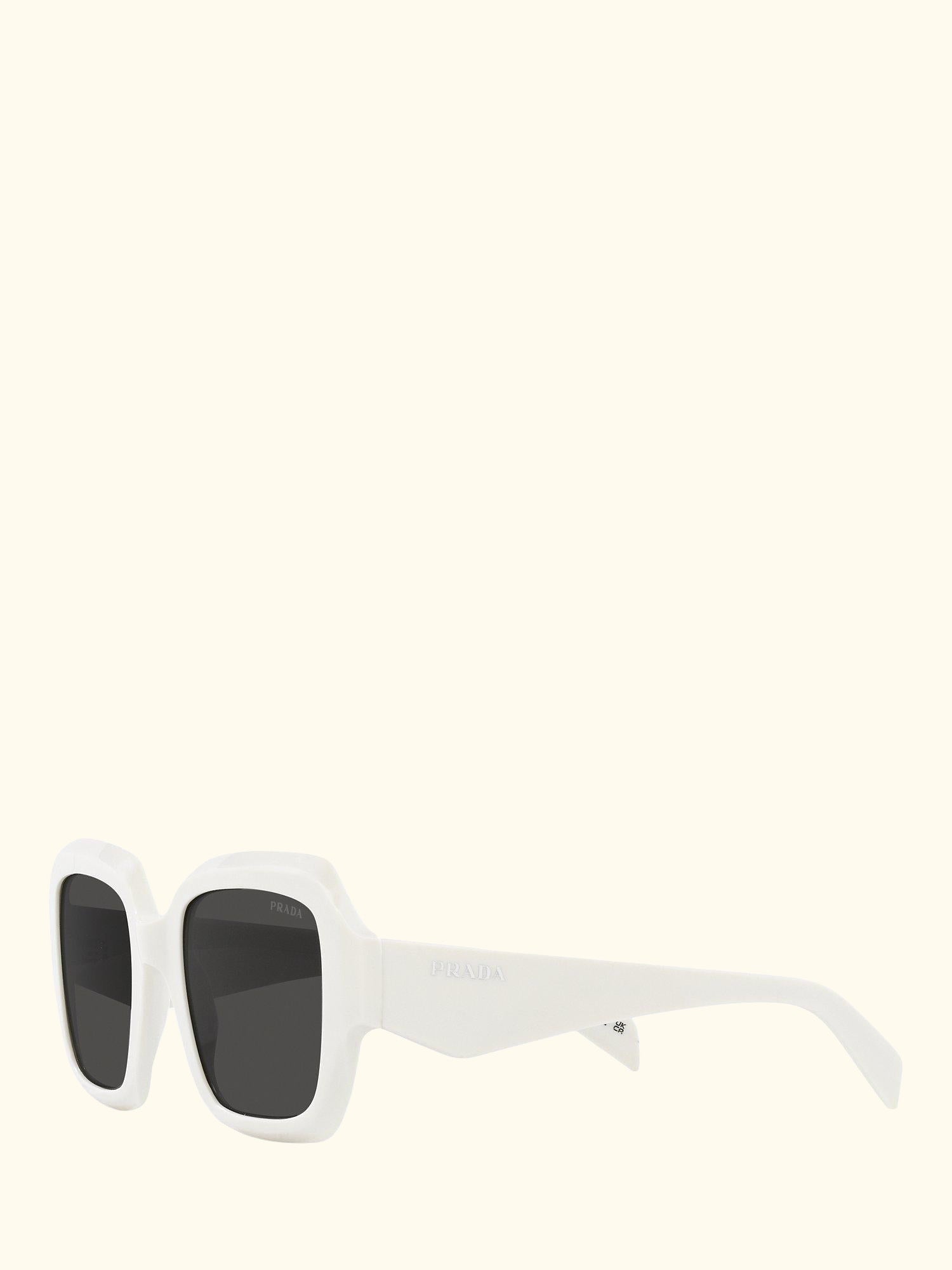PR28ZS Women's Pillow Sunglasses, White