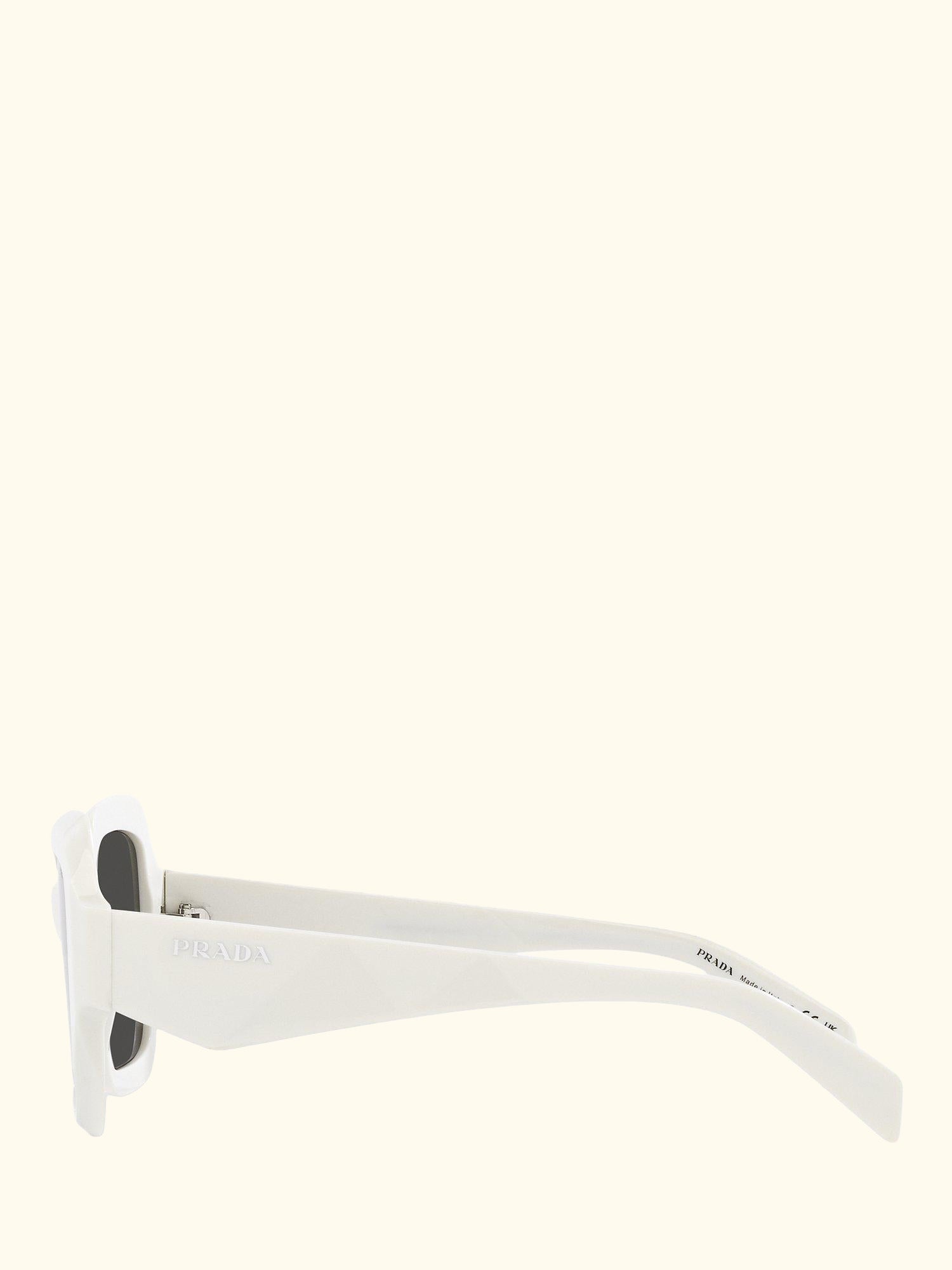PR28ZS Women's Pillow Sunglasses, White