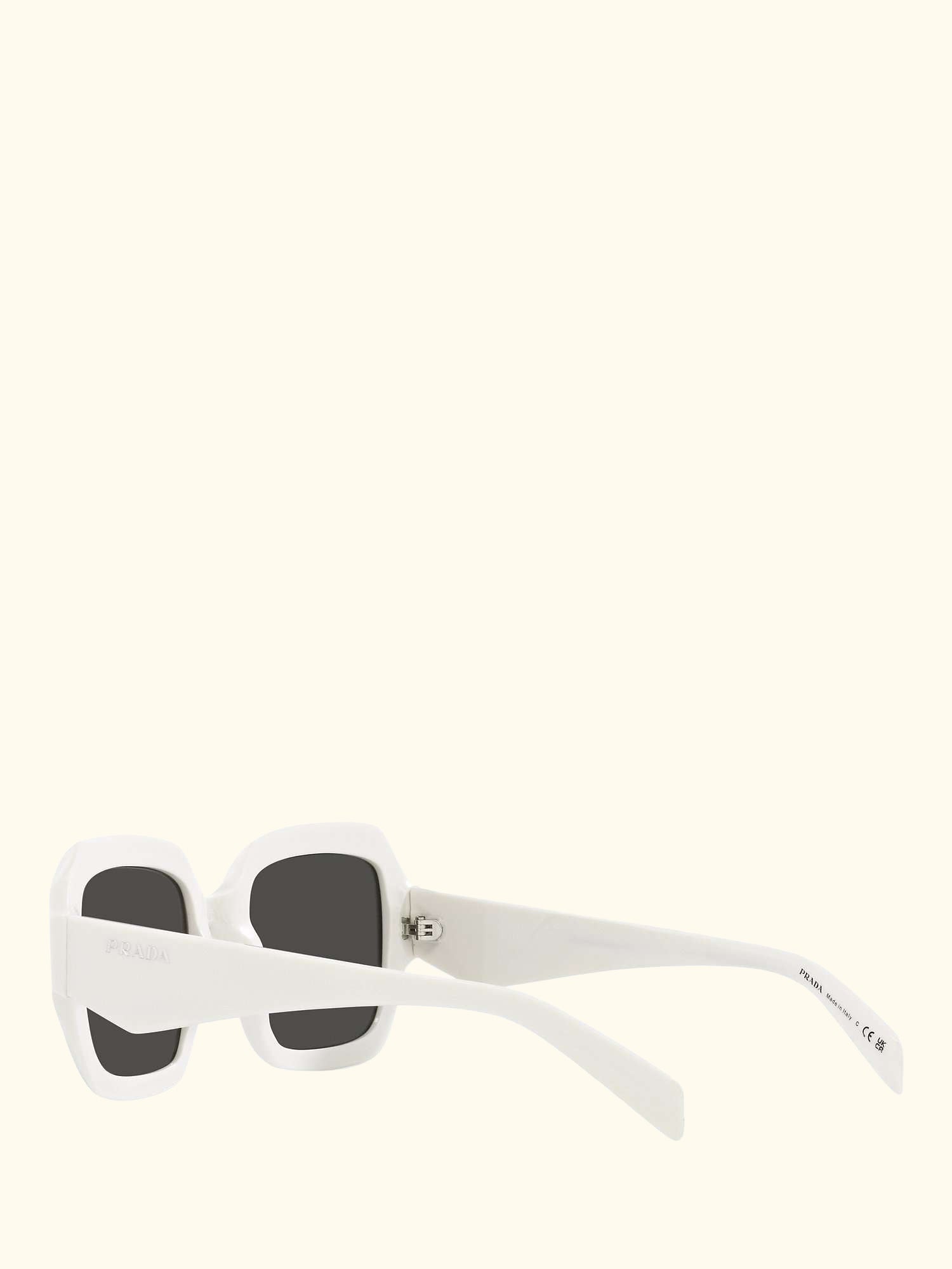 PR28ZS Women's Pillow Sunglasses, White