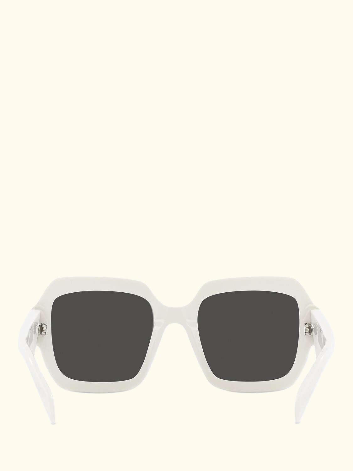 PR28ZS Women's Pillow Sunglasses, White