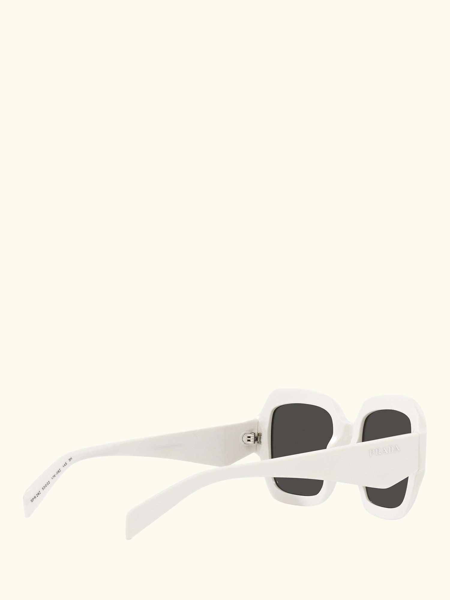 PR28ZS Women's Pillow Sunglasses, White