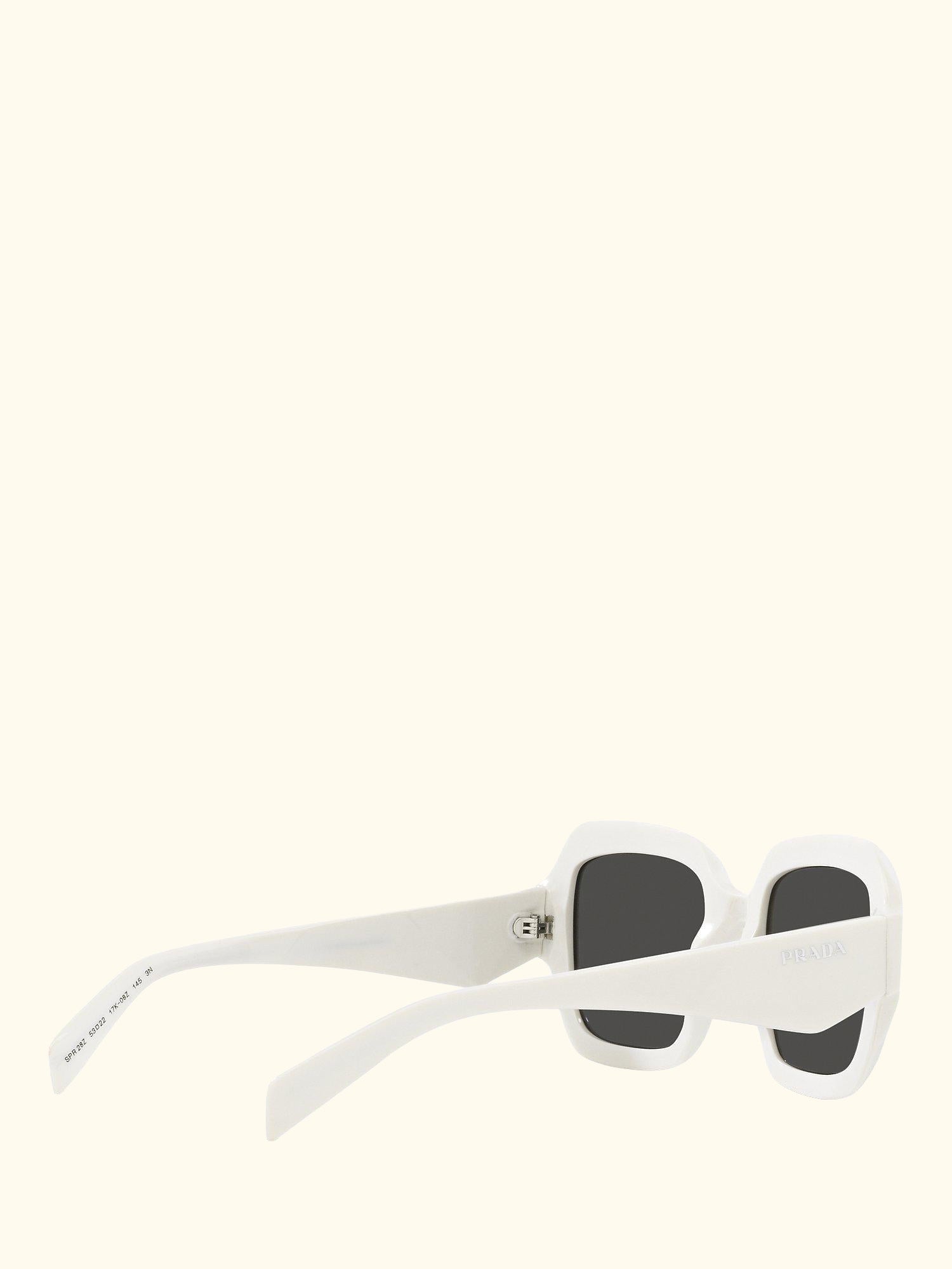 PR28ZS Women's Pillow Sunglasses, White