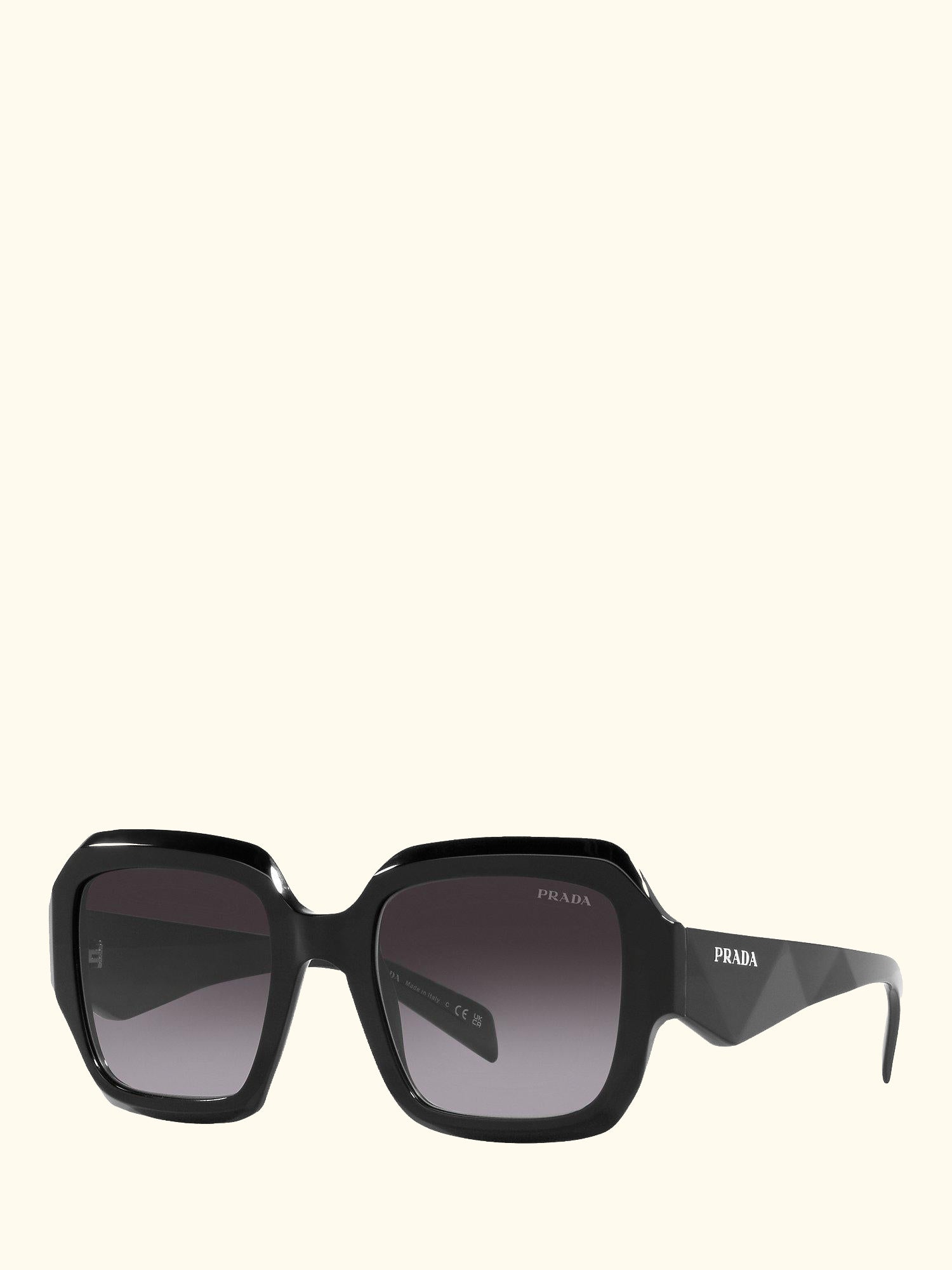 PR28ZS Women's Pillow Sunglasses, Black