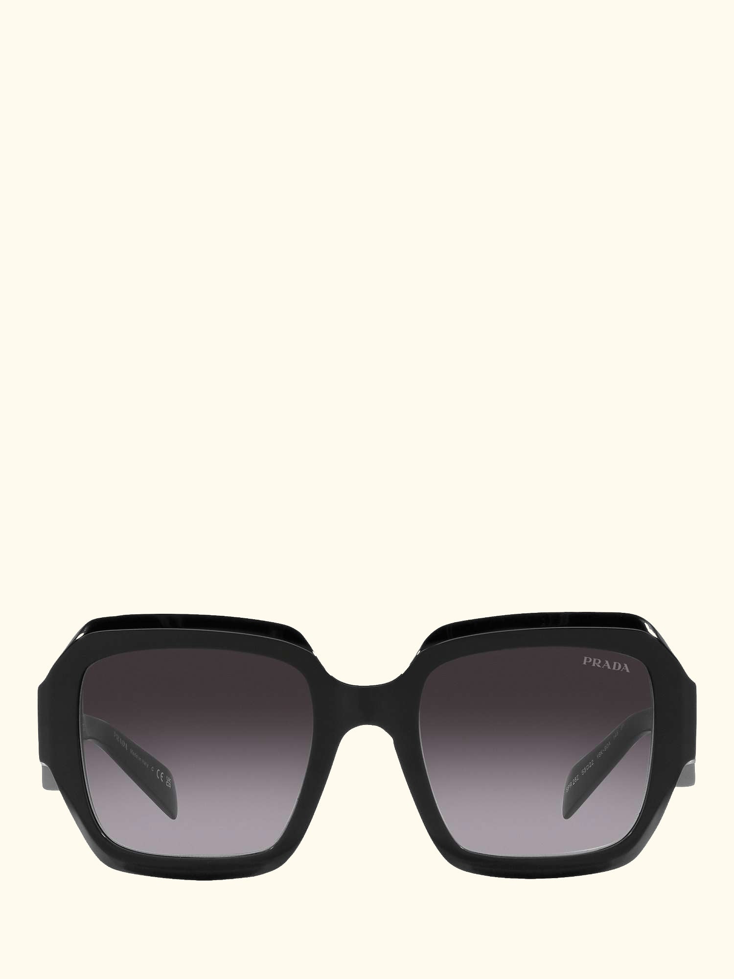 PR28ZS Women's Pillow Sunglasses, Black