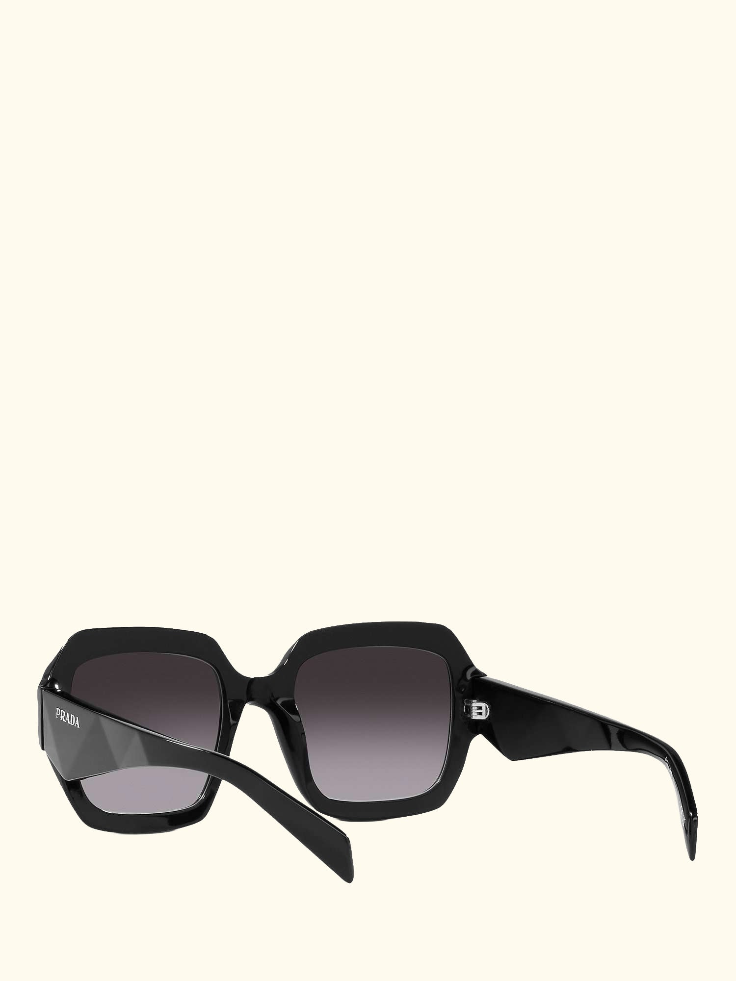 PR28ZS Women's Pillow Sunglasses, Black