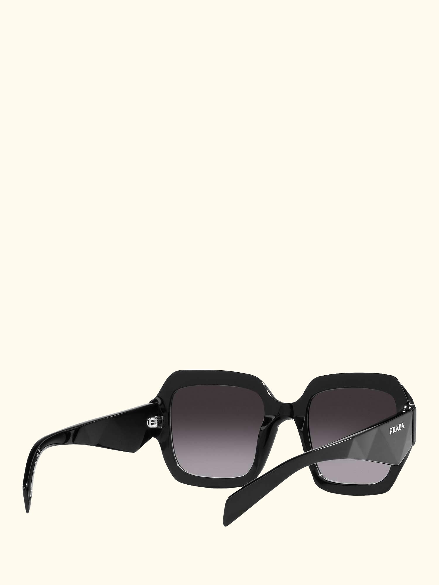 PR28ZS Women's Pillow Sunglasses, Black