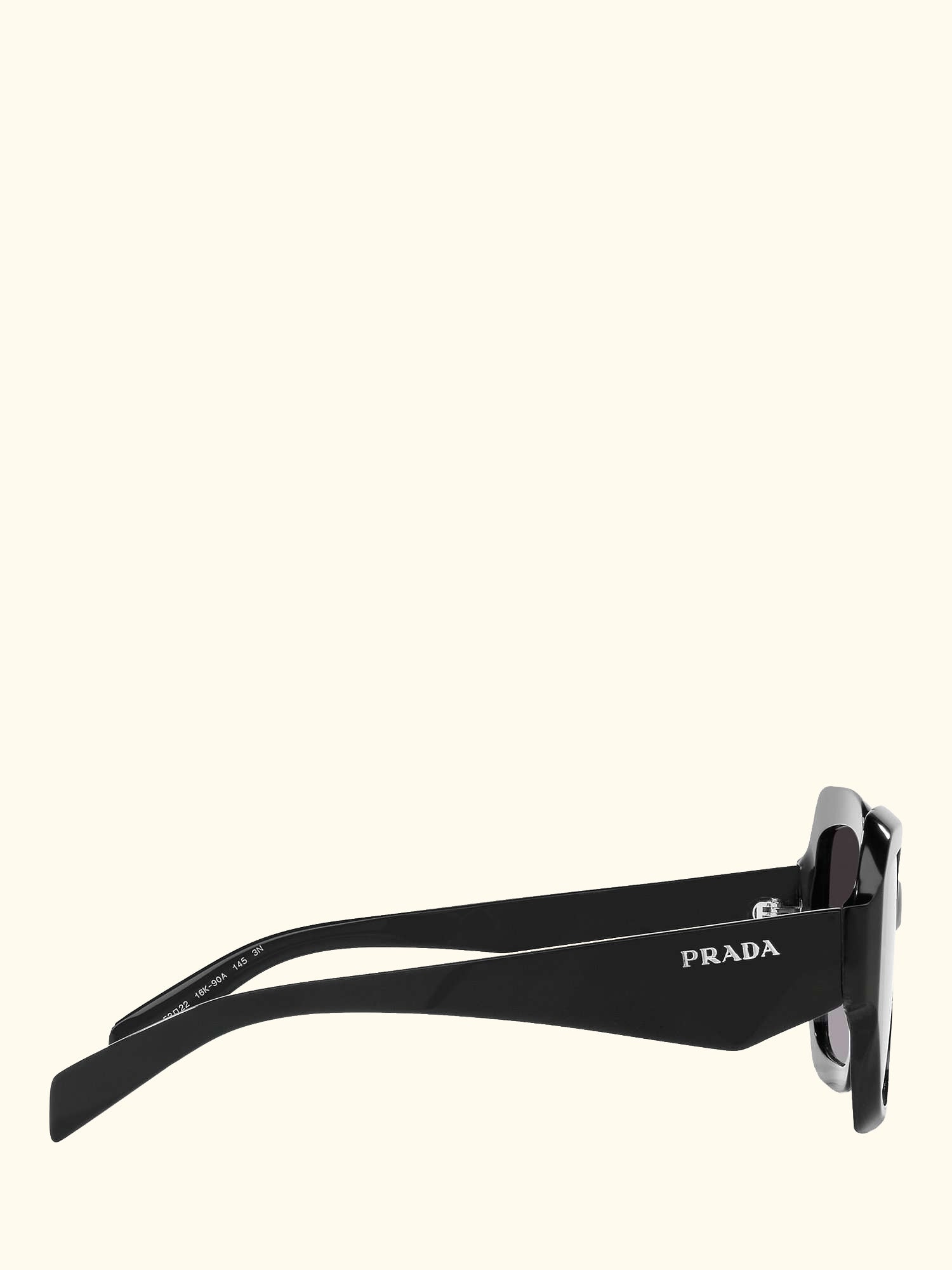 PR28ZS Women's Pillow Sunglasses, Black