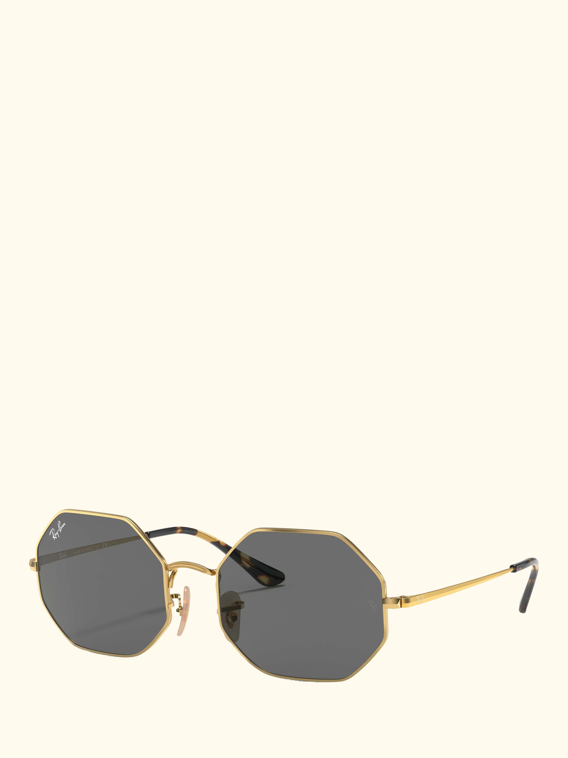 RB1972 Men's Irregular Sunglasses, Gold/Grey