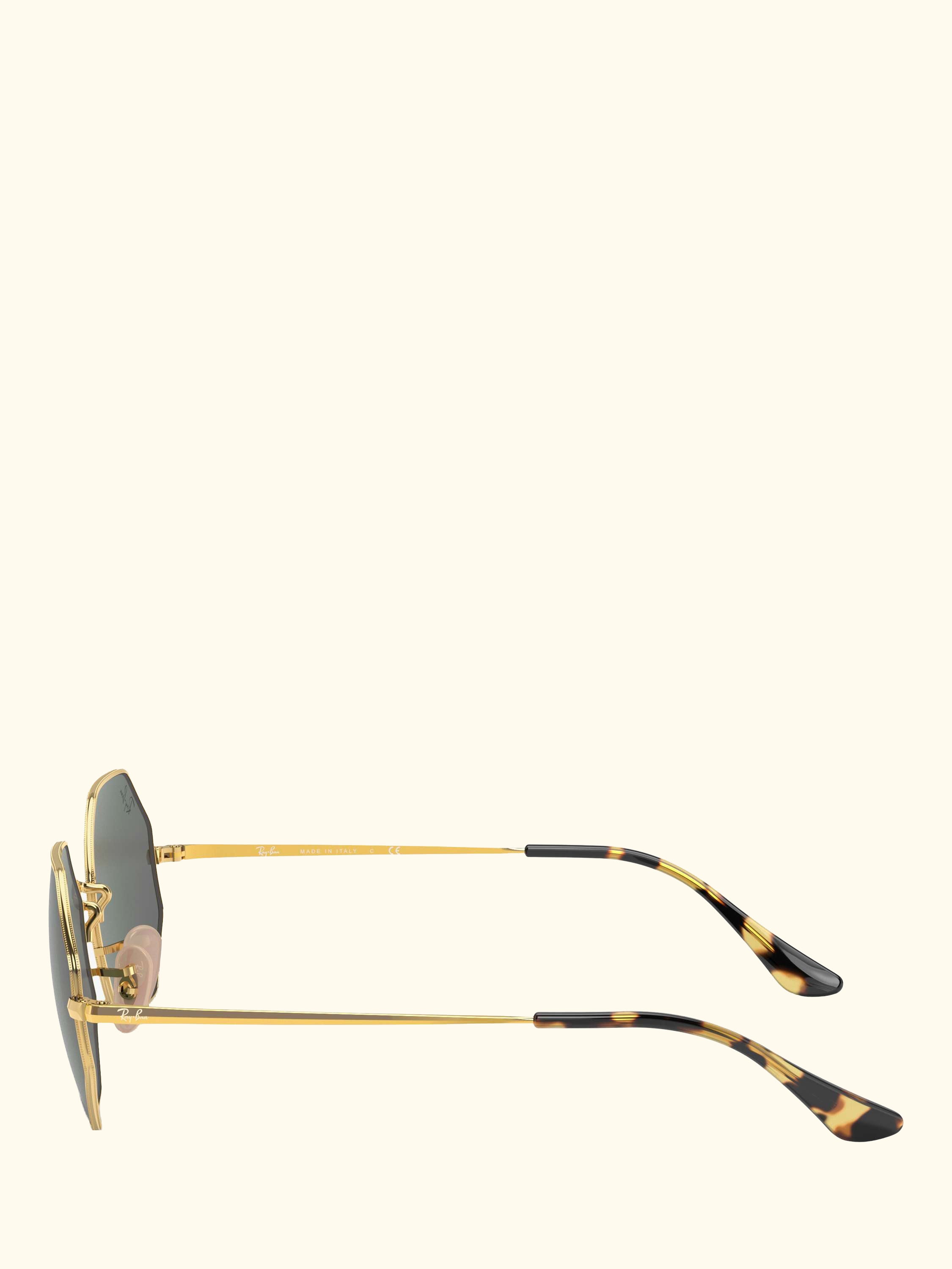 RB1972 Men's Irregular Sunglasses, Gold/Grey