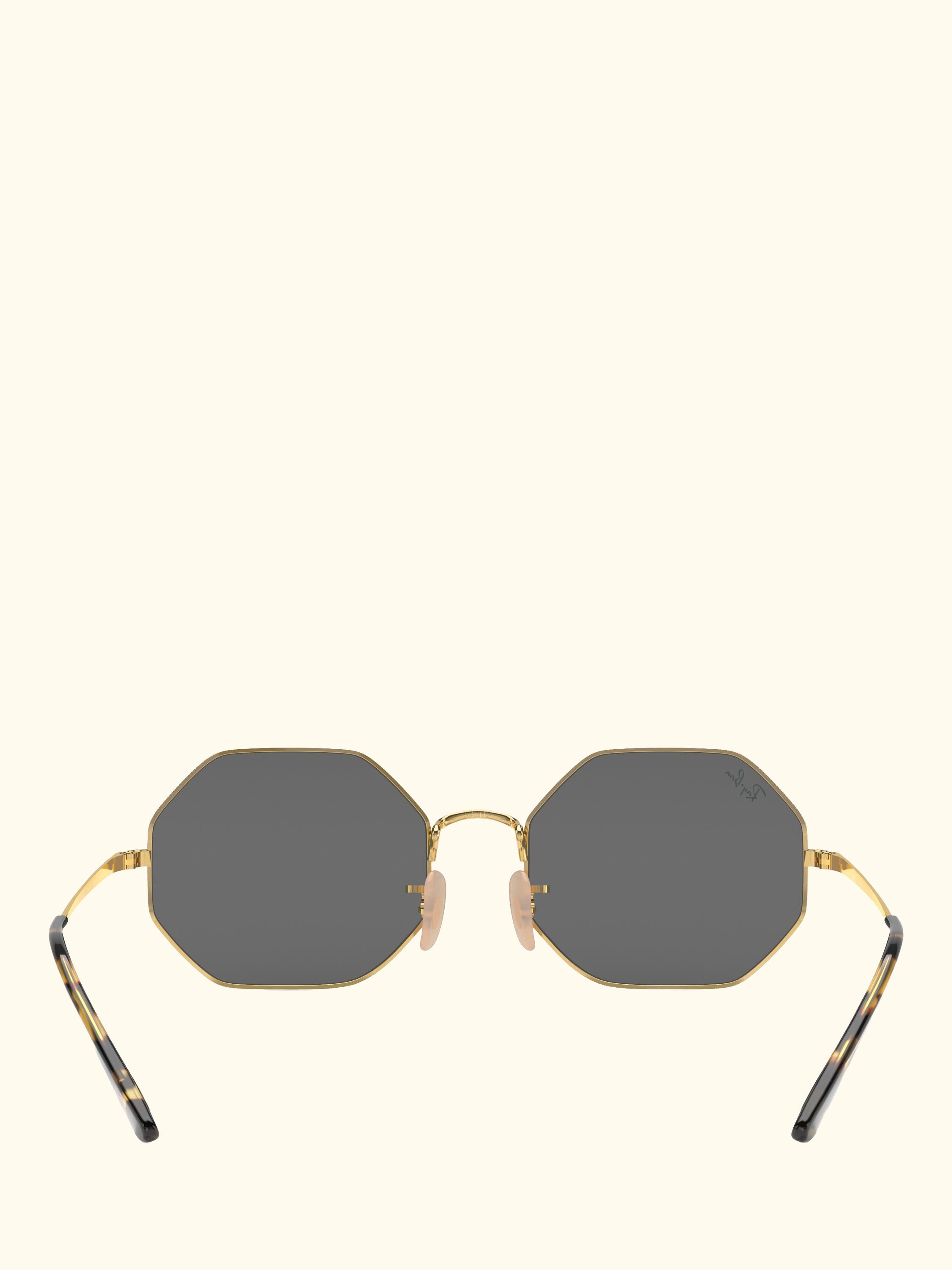 RB1972 Men's Irregular Sunglasses, Gold/Grey