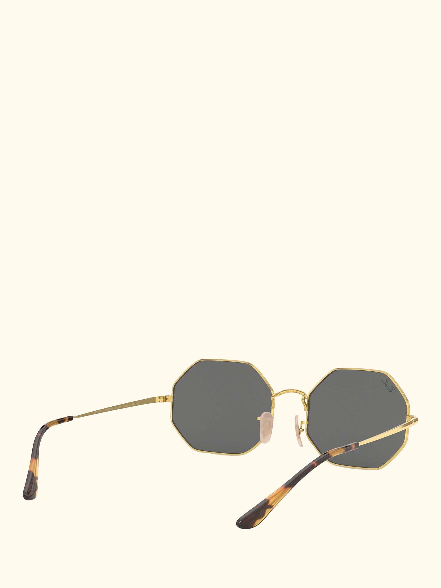 RB1972 Men's Irregular Sunglasses, Gold/Grey