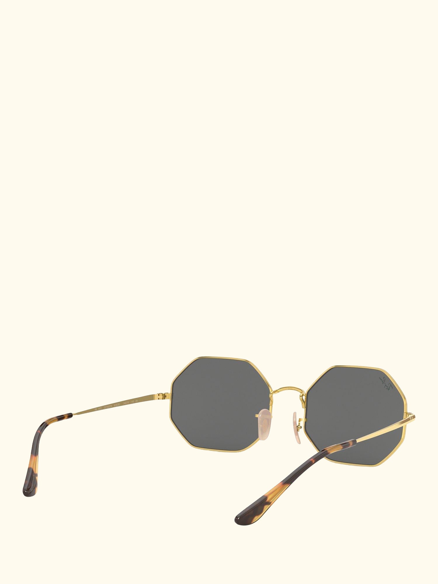 RB1972 Men's Irregular Sunglasses, Gold/Grey