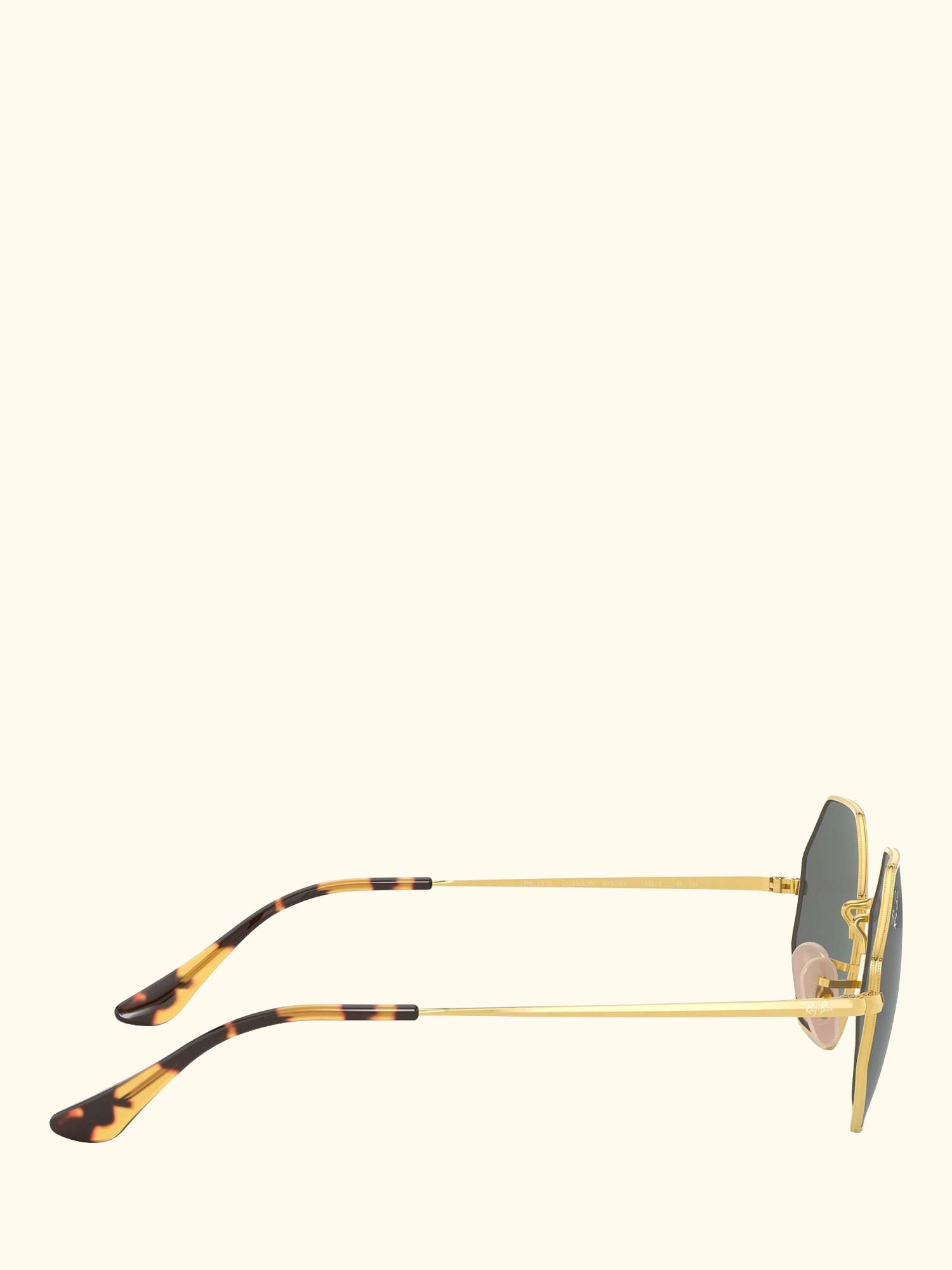 RB1972 Men's Irregular Sunglasses, Gold/Grey