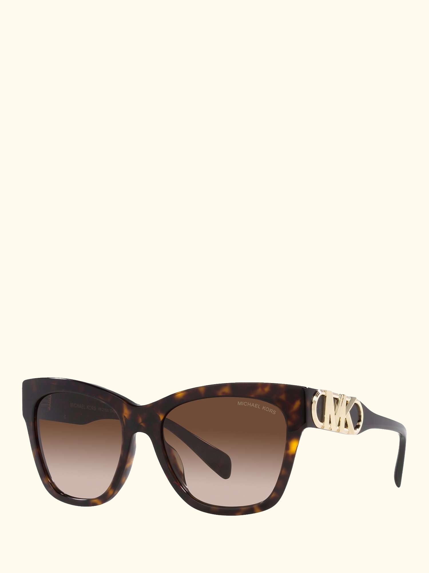 MK2182U Women's Empire Square Sunglasses, Dark Tortoise