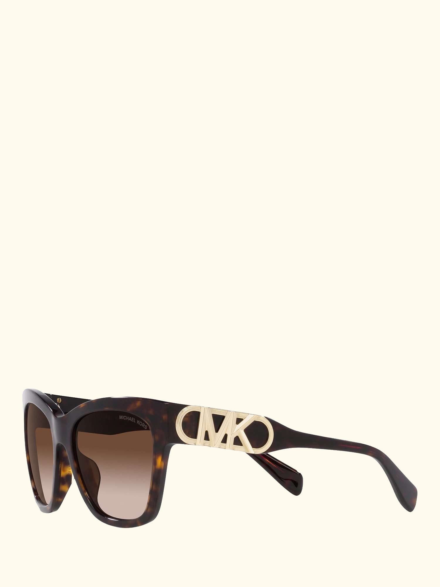 MK2182U Women's Empire Square Sunglasses, Dark Tortoise