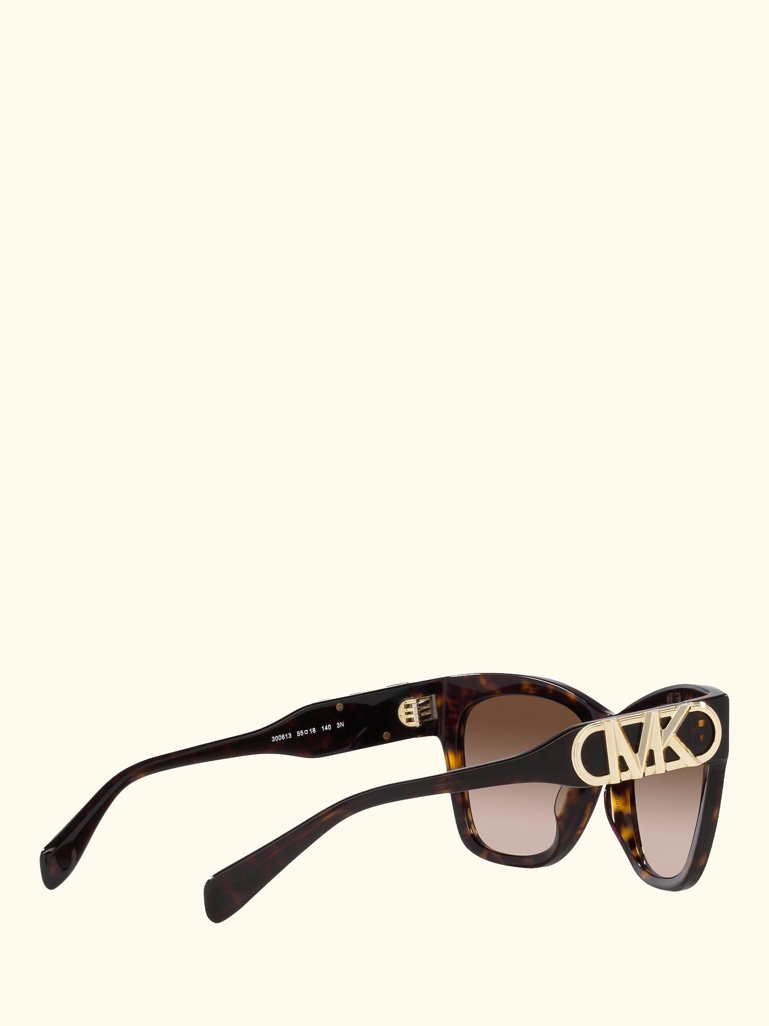 MK2182U Women's Empire Square Sunglasses, Dark Tortoise