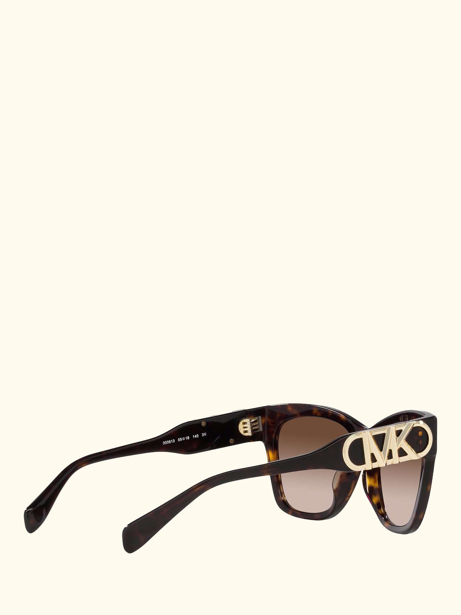 MK2182U Women's Empire Square Sunglasses, Dark Tortoise
