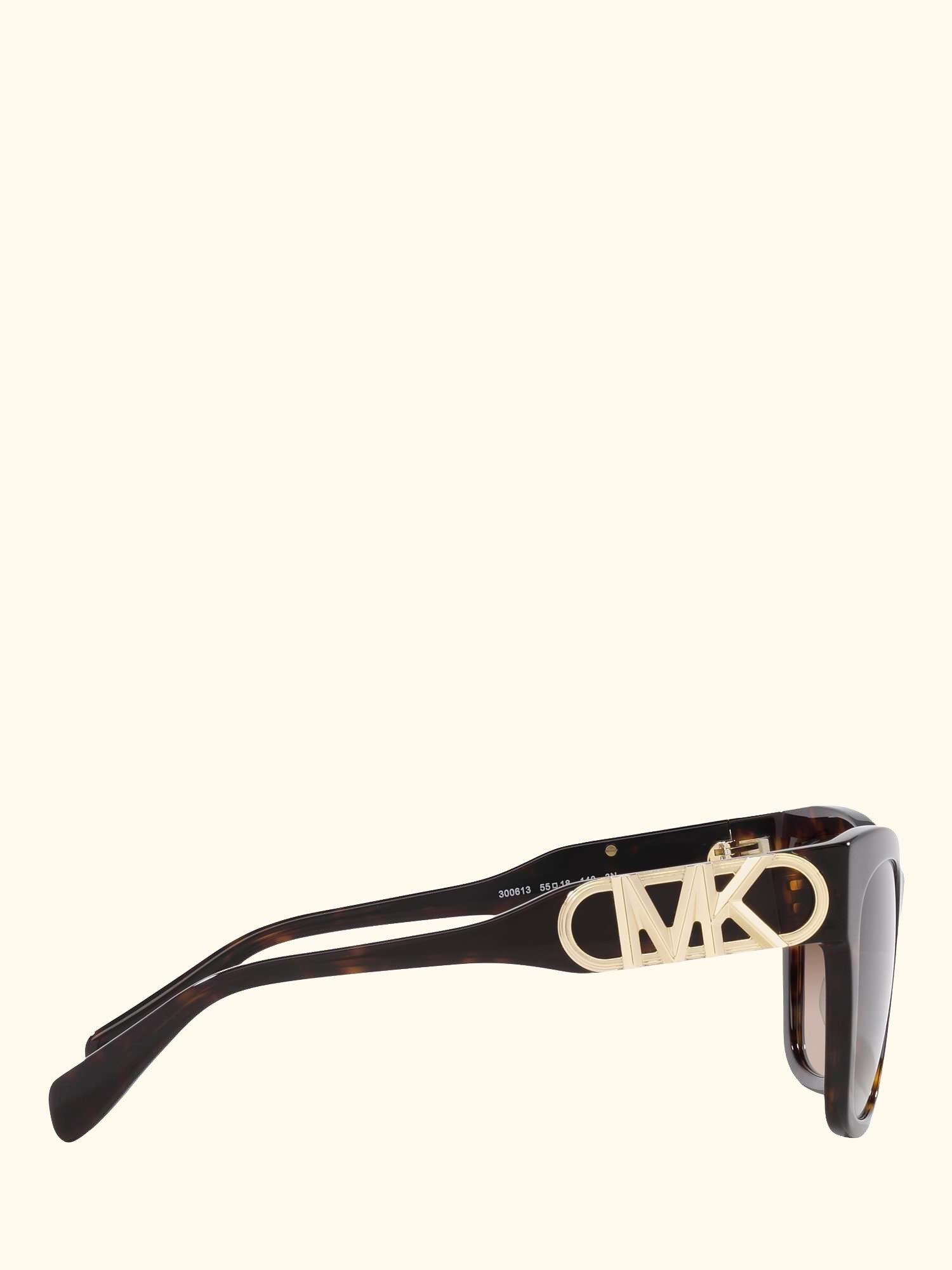 MK2182U Women's Empire Square Sunglasses, Dark Tortoise