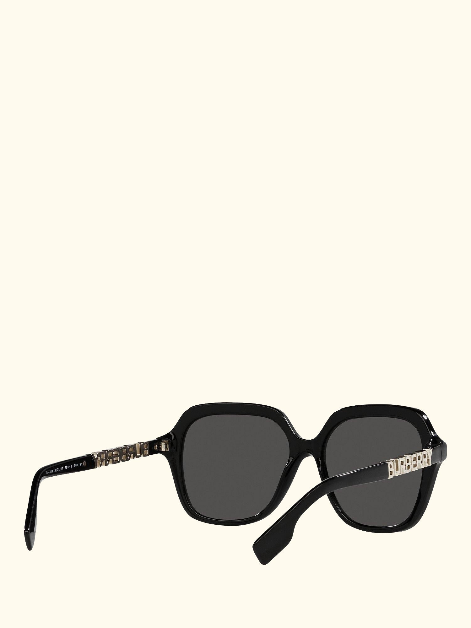 BE4389 Women's Joni Square Sunglasses, Black