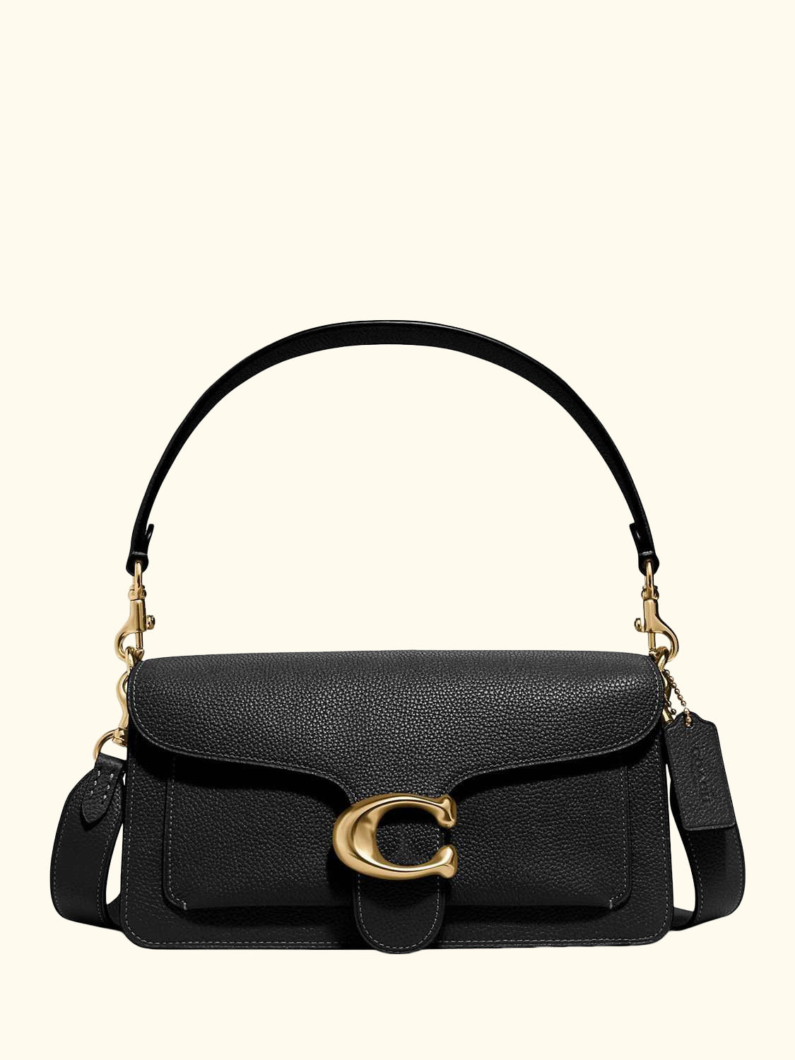 Tabby 26 Pebbled Leather Shoulder Bag