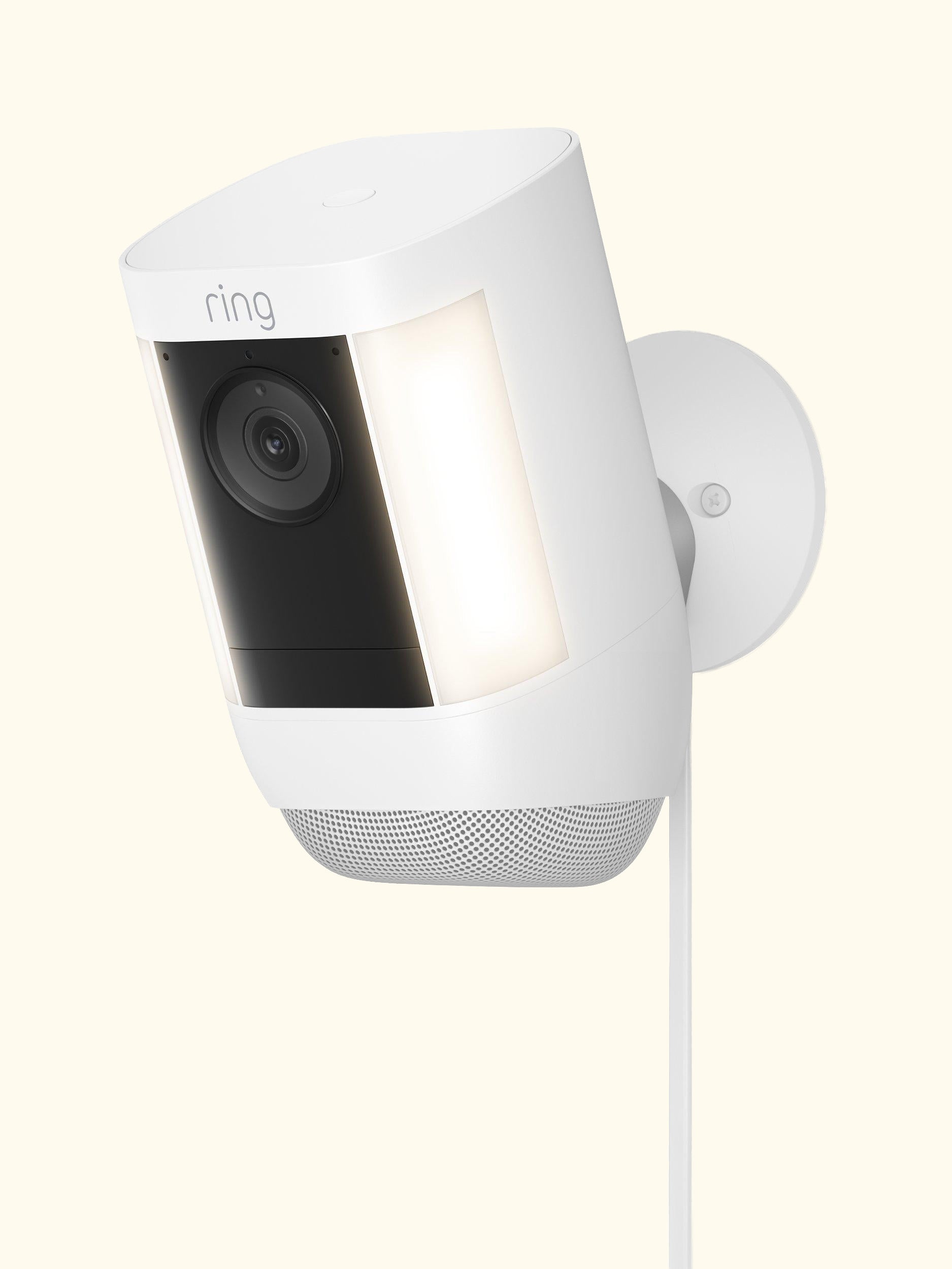 Spotlight Cam Pro Plug-In Smart Security Camera with Built-in Wi-Fi & Siren Alarm