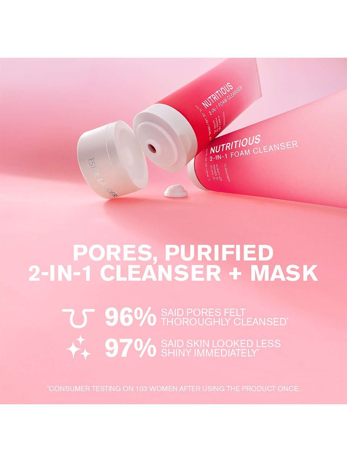 Nutritious 2-in-1 Foam Cleanser, 125ml