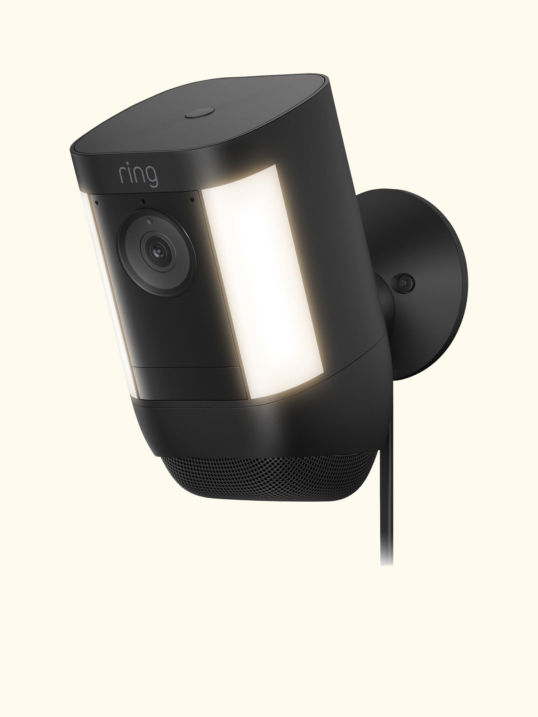 Spotlight Cam Pro Plug-In Smart Security Camera with Built-in Wi-Fi & Siren Alarm