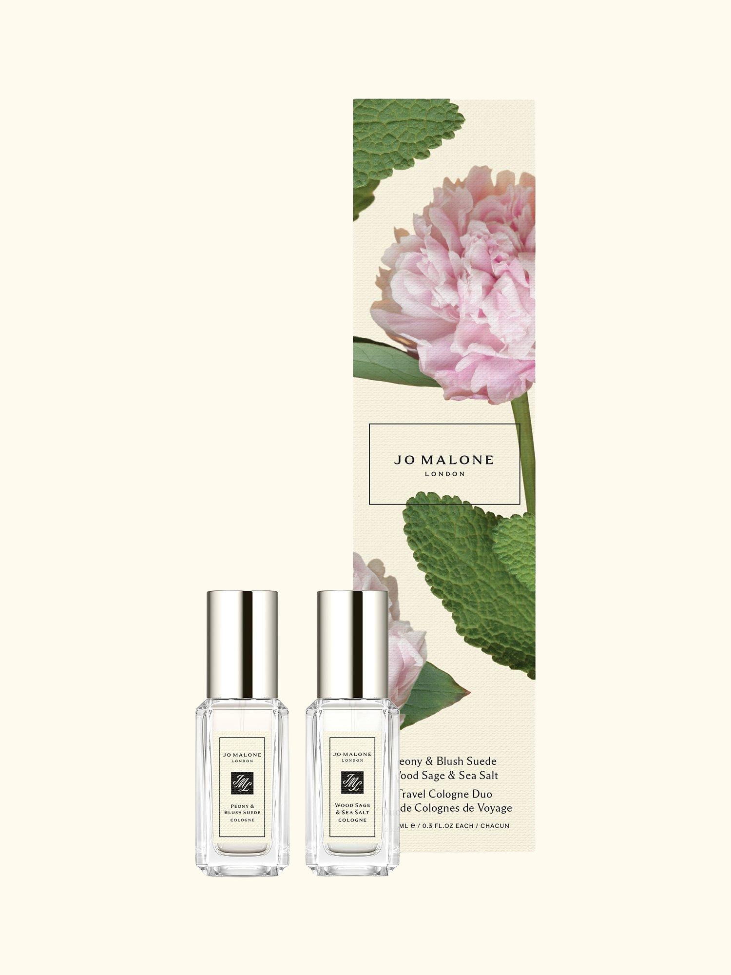 Peony & Blush Suede and Wood Sage & Sea Salt Cologne Duo Fragrance Gift Set