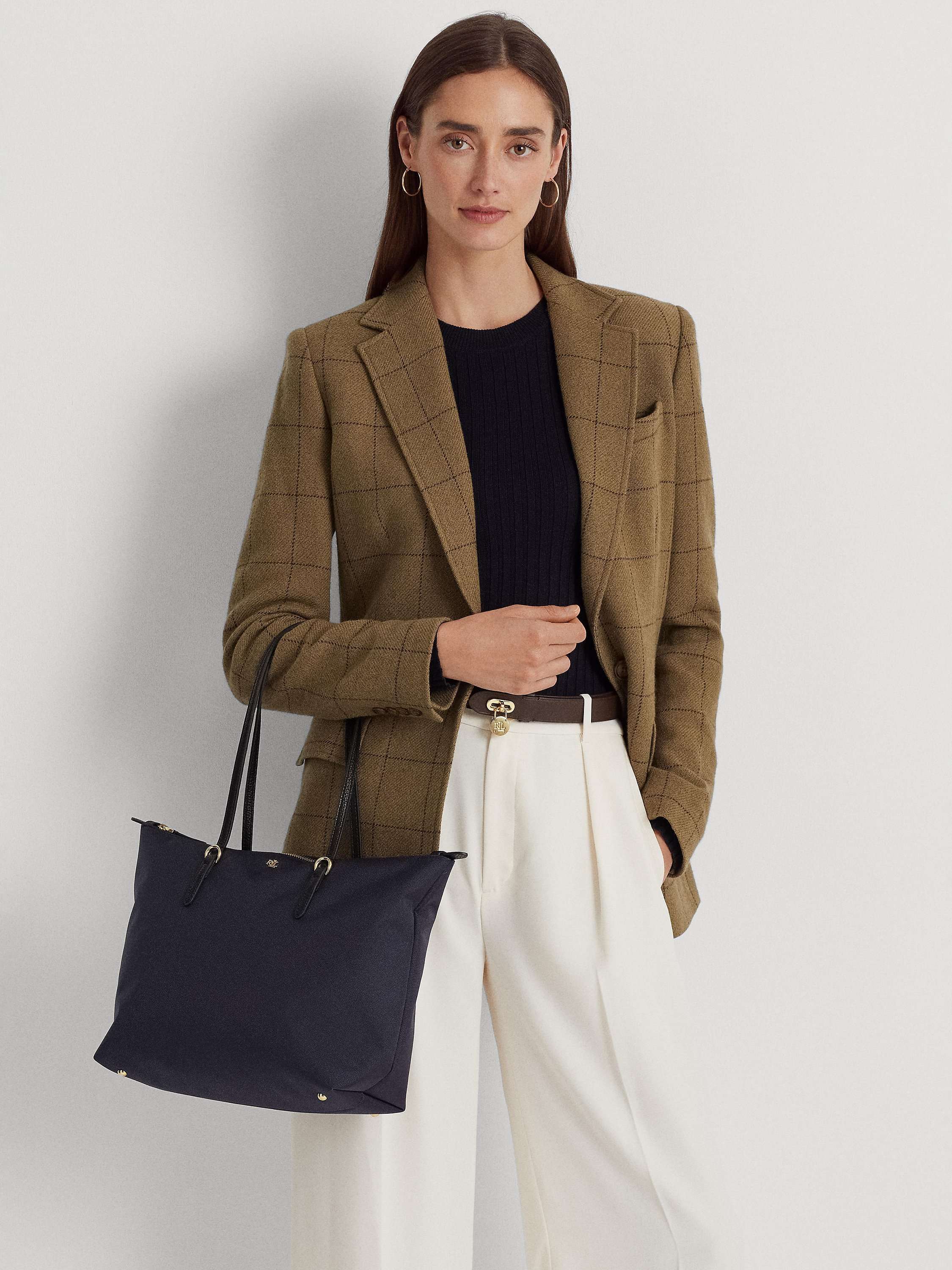 Lauren Ralph Lauren Nylon Medium Keaton Tote Bag