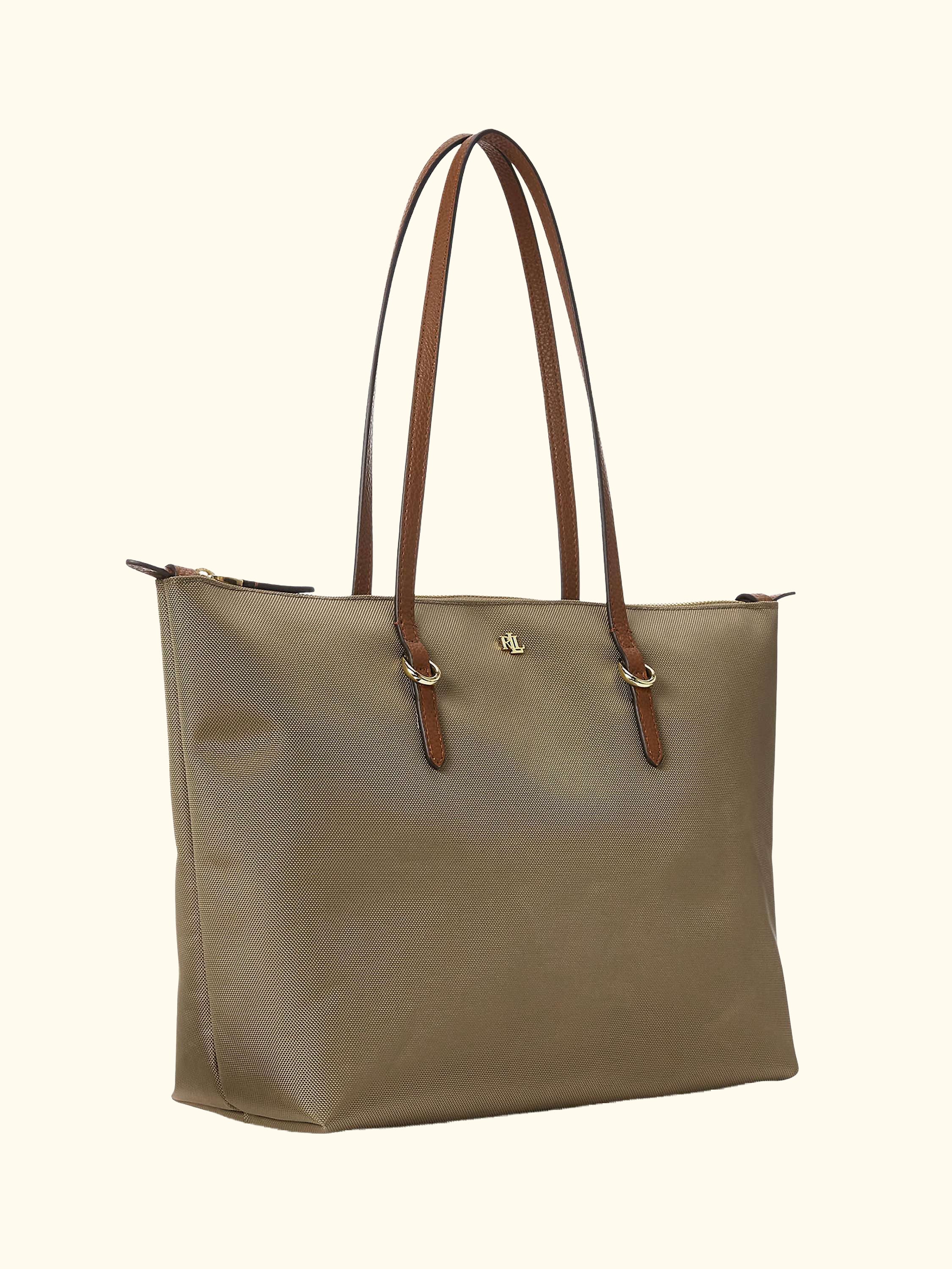 Lauren Ralph Lauren Nylon Medium Keaton Tote Bag