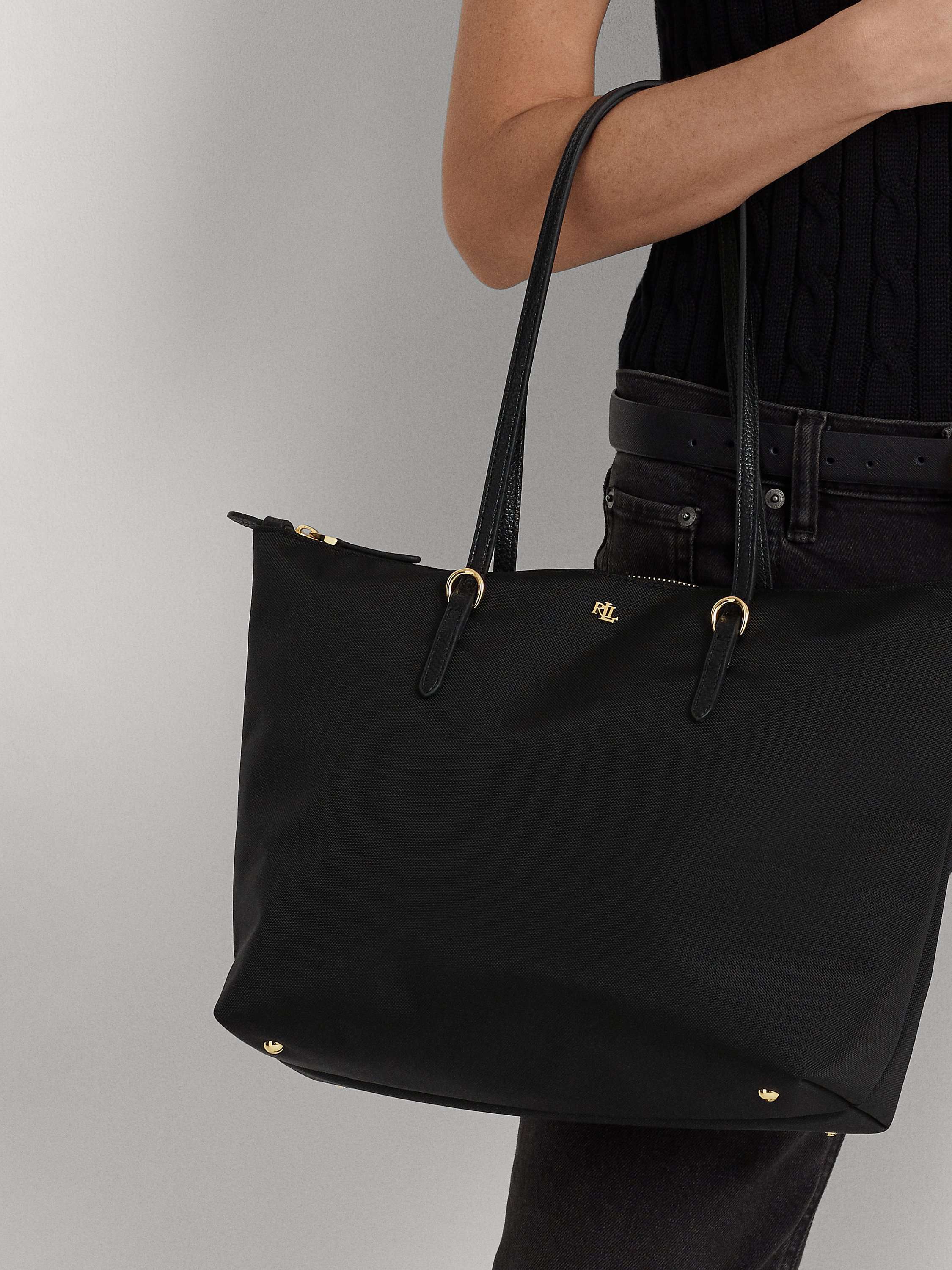 Lauren Ralph Lauren Nylon Medium Keaton Tote Bag