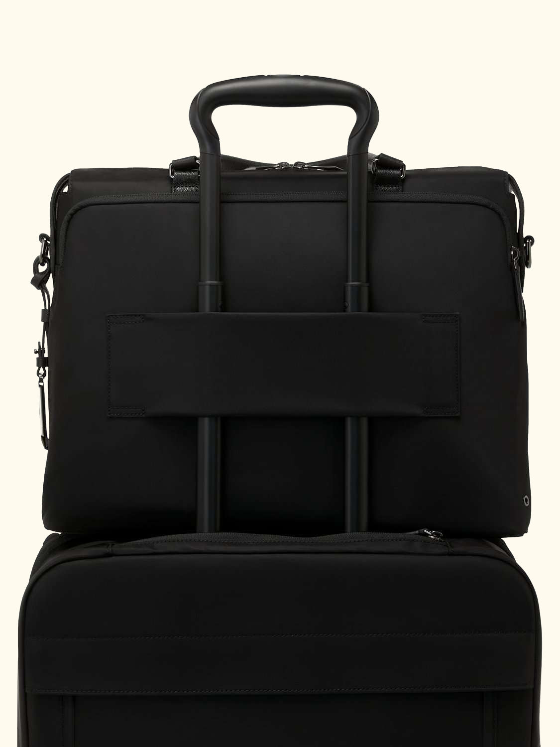 Voyageur Kendallville Nylon Briefcase, Black/Gunmetal