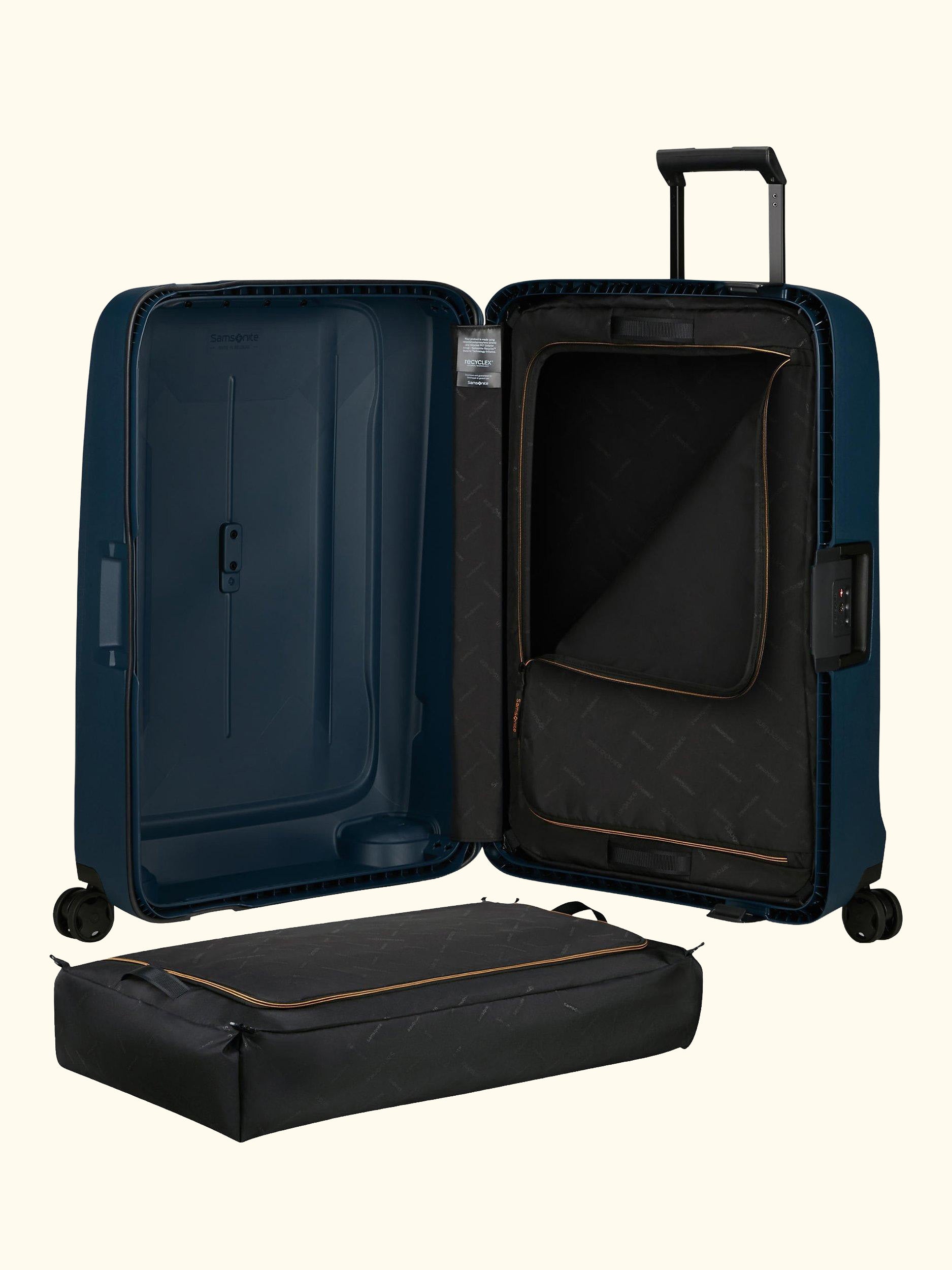 Essens 75cm Double Wheel Large Spinner Suitcase, 111L
