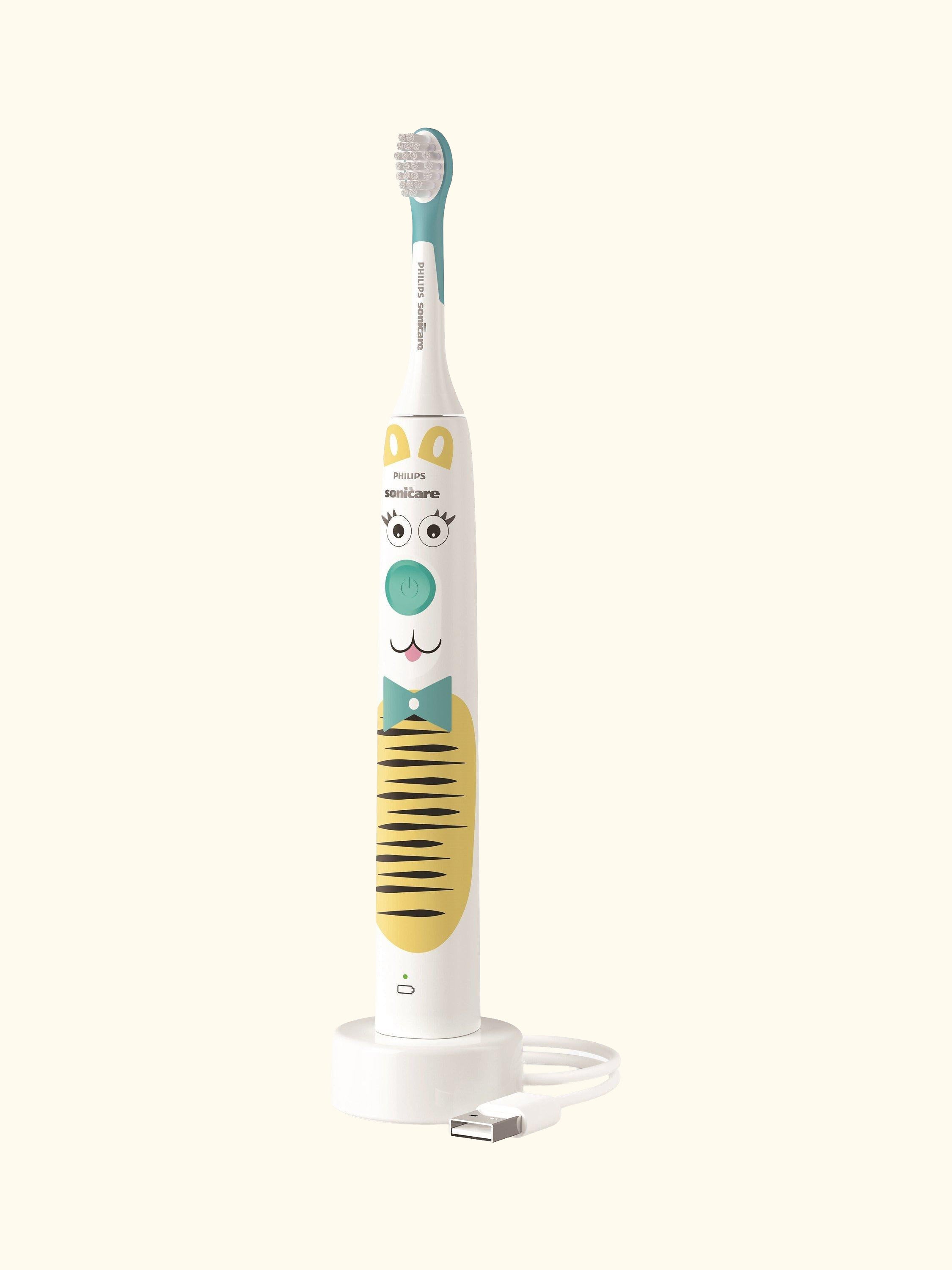 Sonicare For Kids HX3601/01 Design a Pet Electric Toothbrush, White