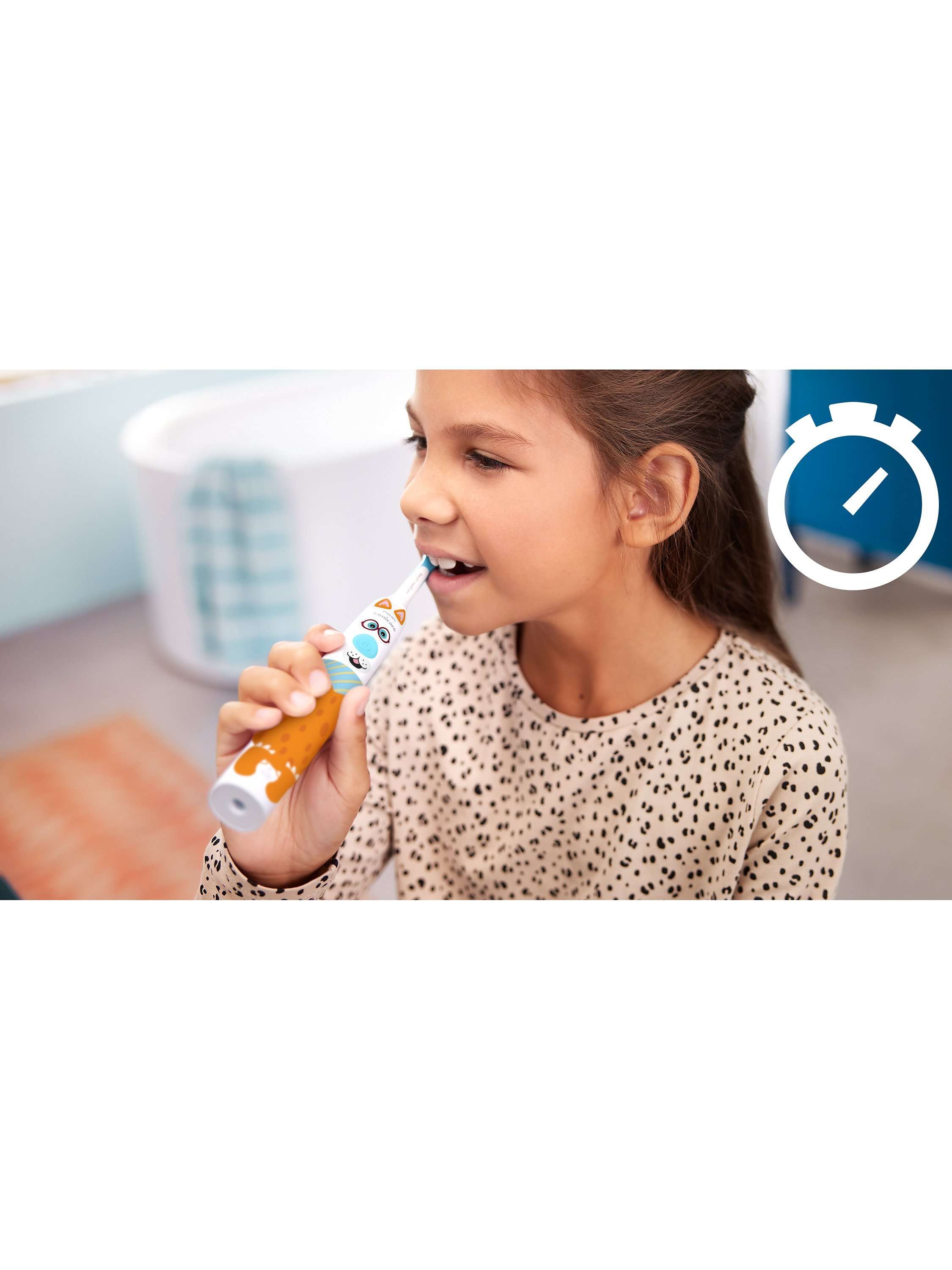 Sonicare For Kids HX3601/01 Design a Pet Electric Toothbrush, White