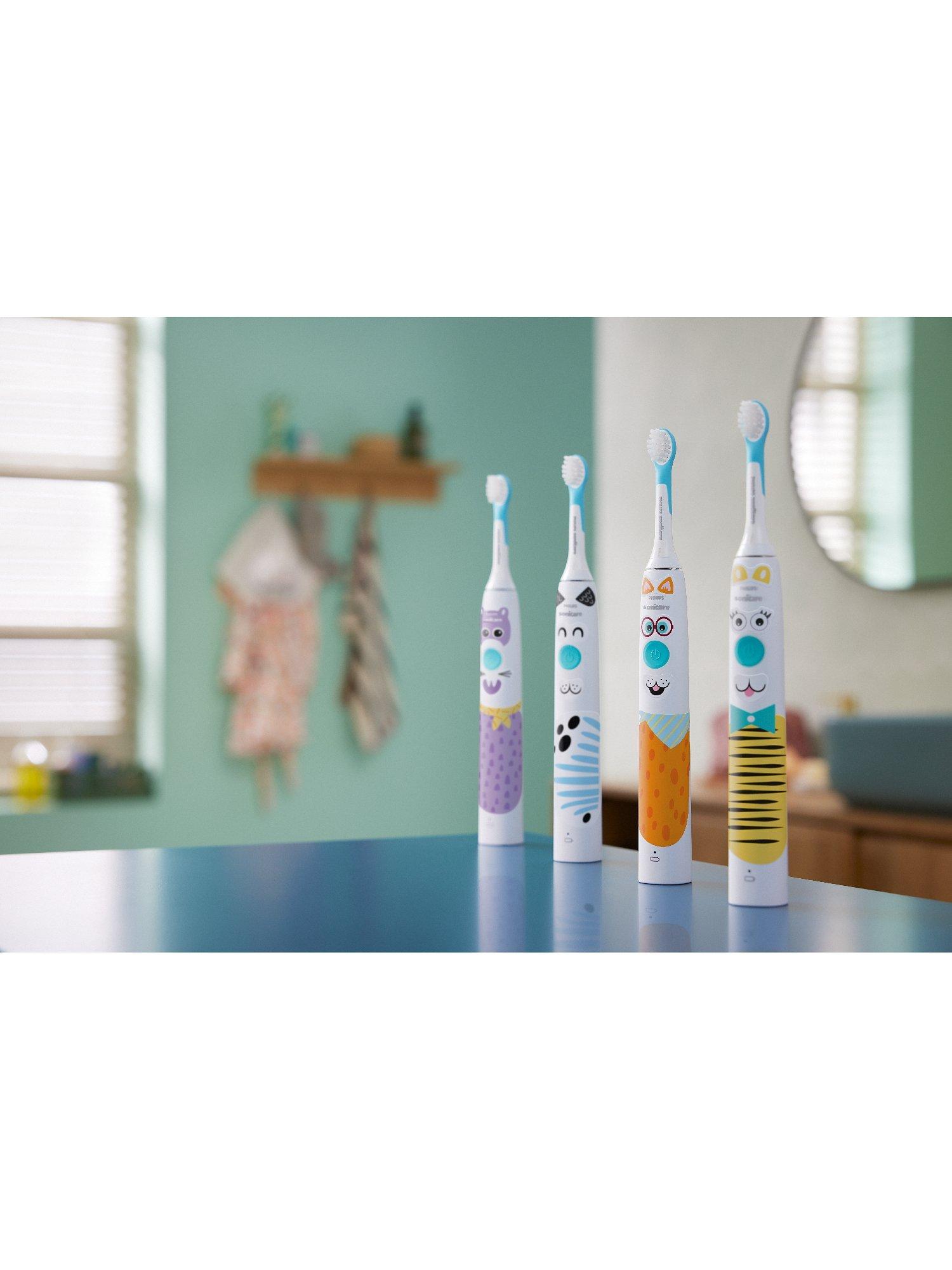 Sonicare For Kids HX3601/01 Design a Pet Electric Toothbrush, White