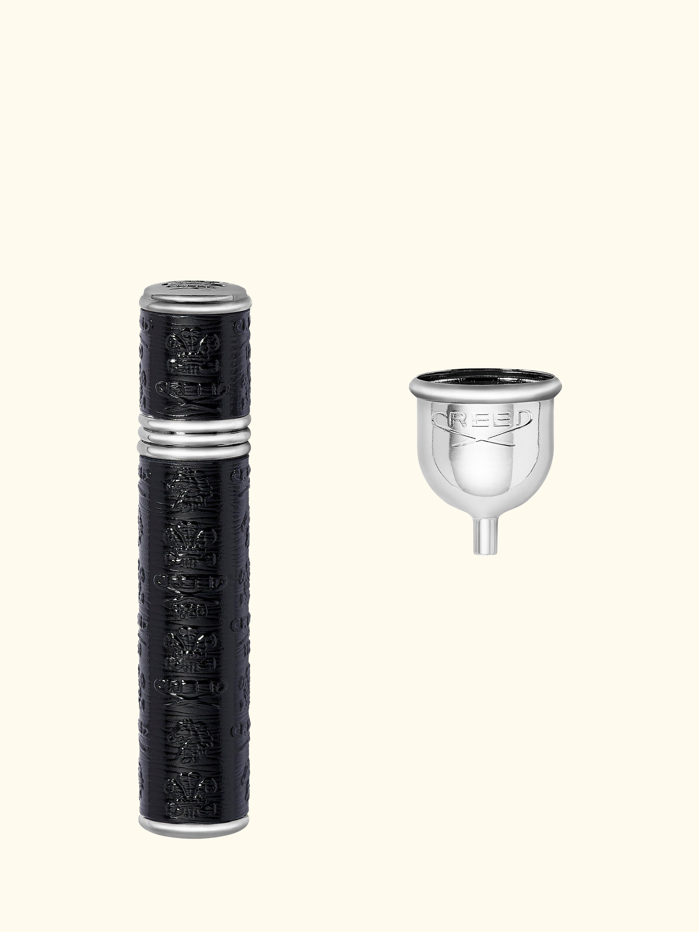 Travel Atomiser, Silver/Black, 10ml
