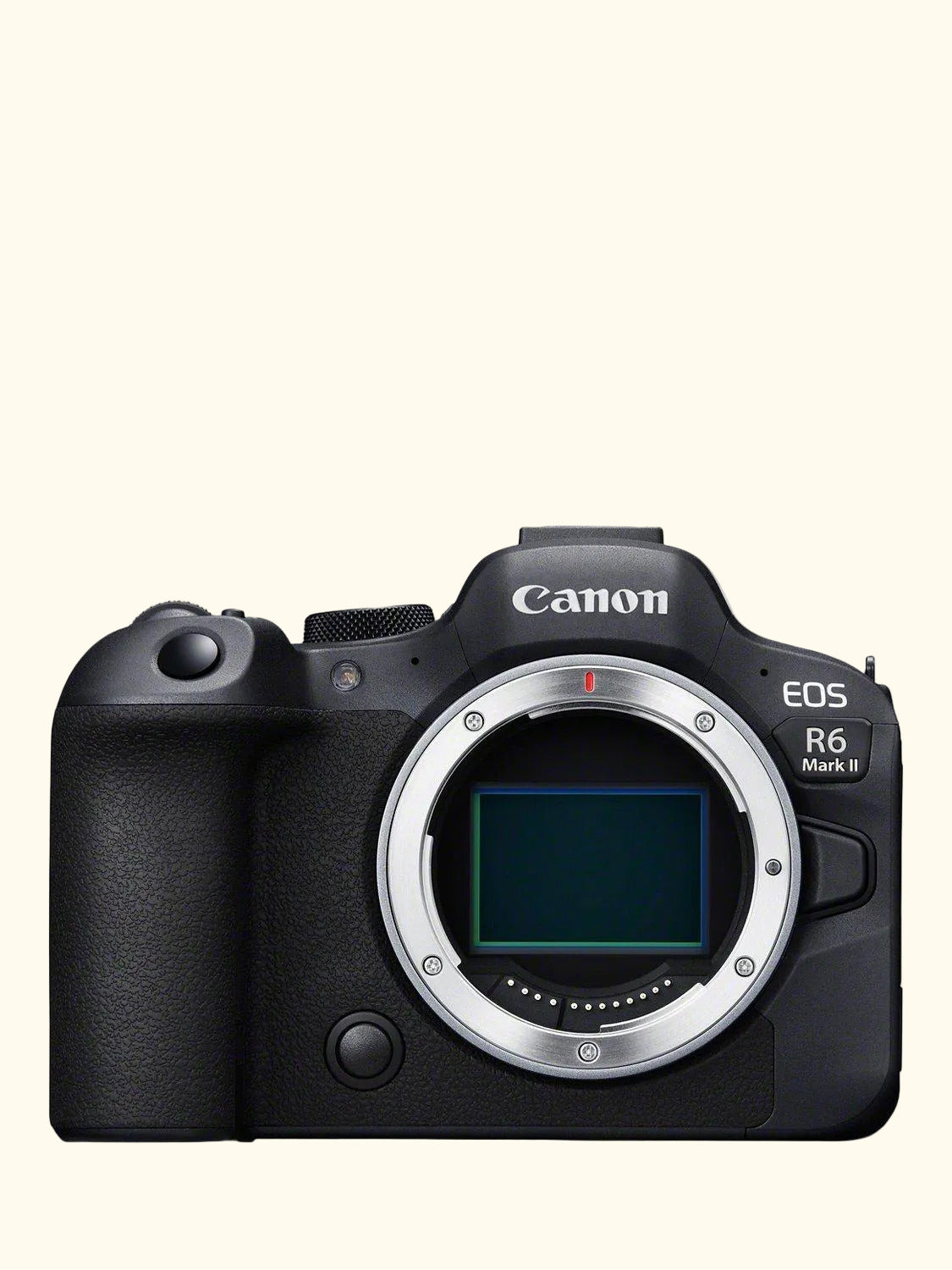 EOS R6 Mark II Compact System Camera, 6K/4K Ultra HD, 24.2MP, Wi-Fi, Bluetooth, OLED EVF, 3" Vari-Angle Touch Screen, Body Only
