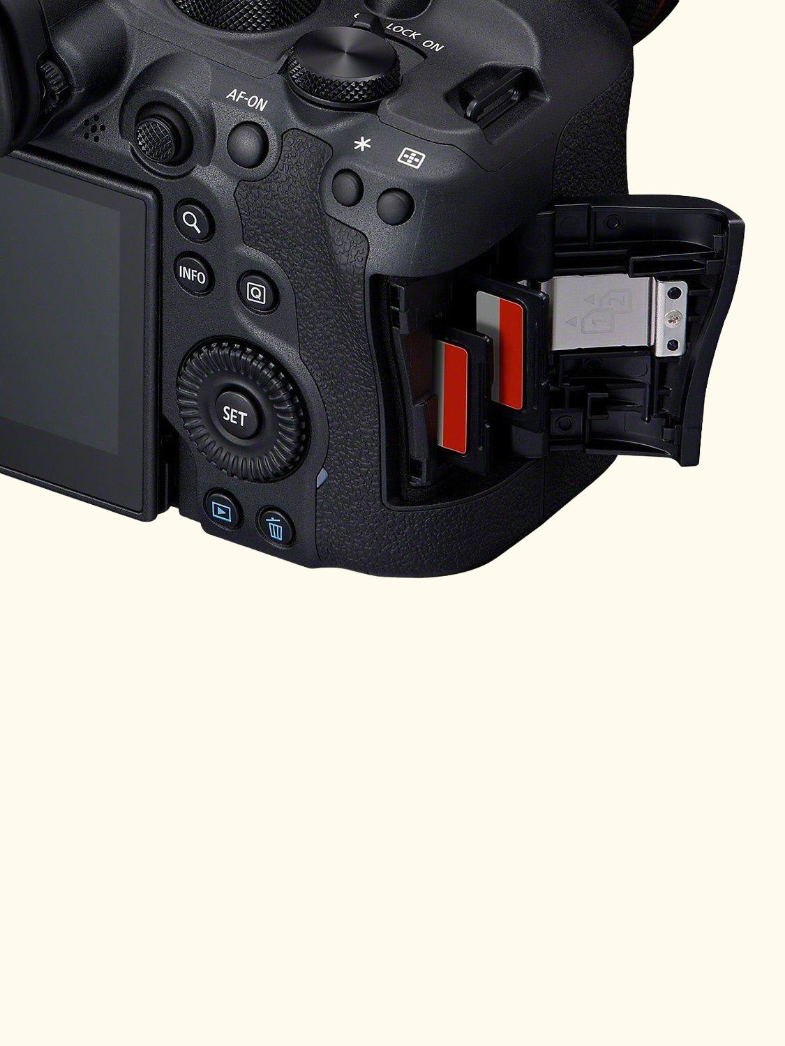 EOS R6 Mark II Compact System Camera, 6K/4K Ultra HD, 24.2MP, Wi-Fi, Bluetooth, OLED EVF, 3" Vari-Angle Touch Screen, Body Only