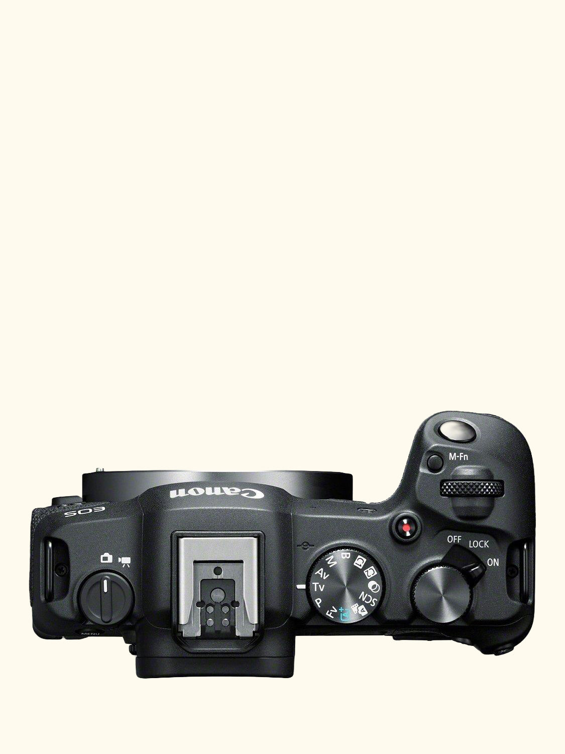 EOS R8 Compact System Camera with RF 24-50mm Zoom Lens, 4K Ultra HD, 24.2MP, Wi-Fi, Bluetooth, OLED EVF, 3” Vari-Angle Touch Screen, Black