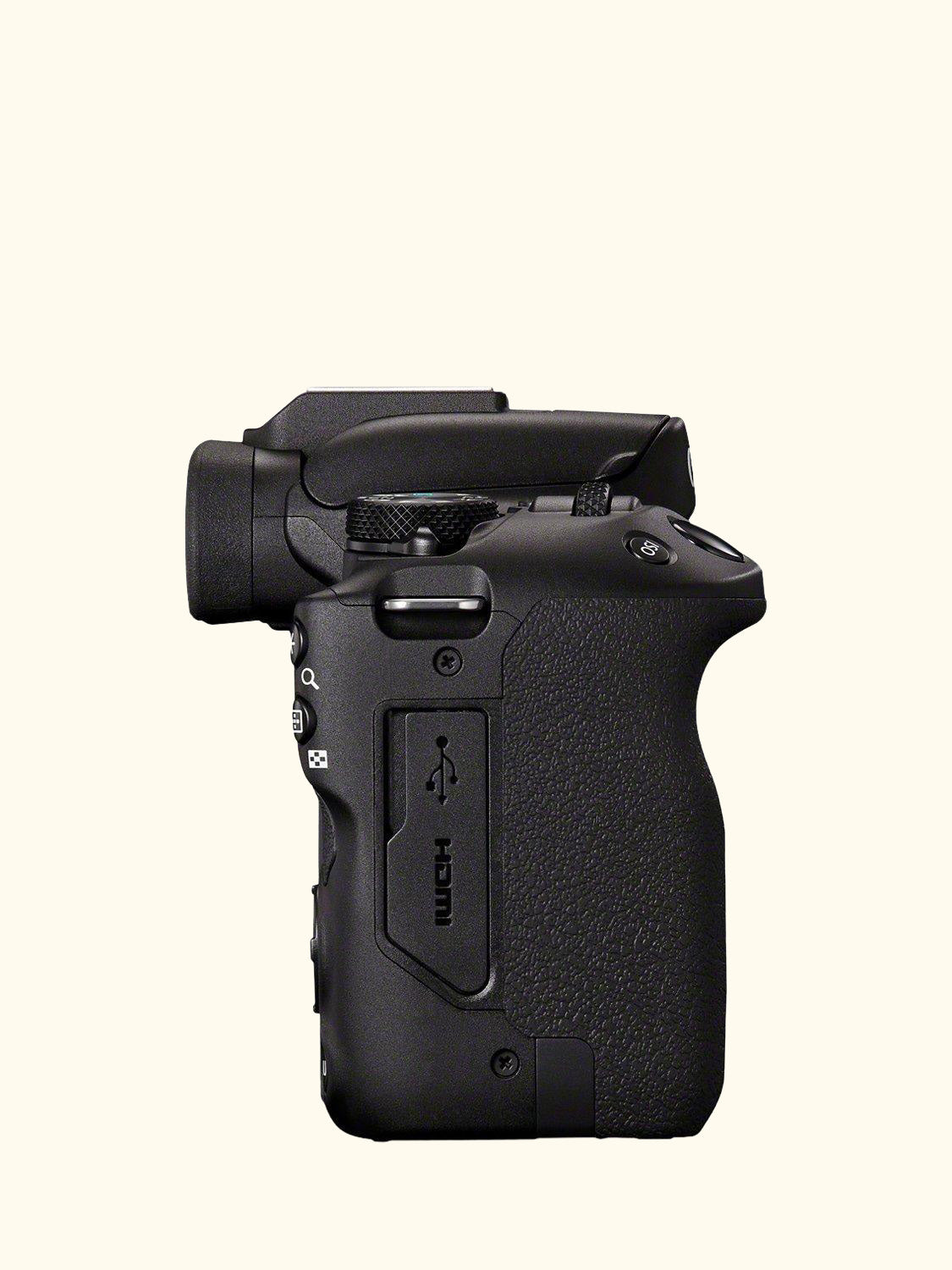 EOS R50 Compact System Camera with RF-S 18-45mm Zoom Lens, 4K Ultra HD, 24.2MP, Wi-Fi, Bluetooth, OLED EVF, 3” Vari-Angle Touch Screen, Black, Vlogger Kit with Microphone, Tripod Grip & Memory Card