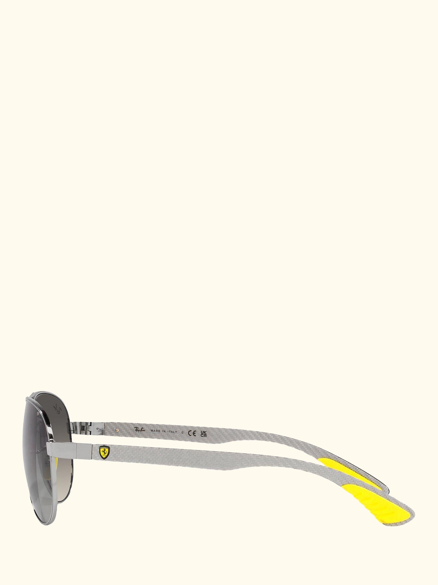 RB8331M Scuderia Ferrari Men's Aviator Sunglasses, Silver/Grey Gradient