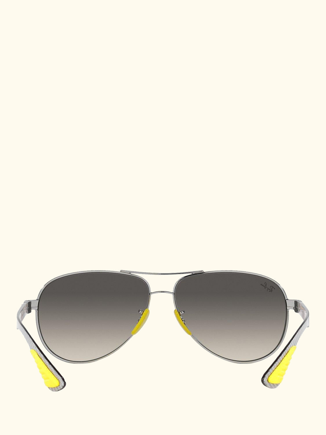 RB8331M Scuderia Ferrari Men's Aviator Sunglasses, Silver/Grey Gradient