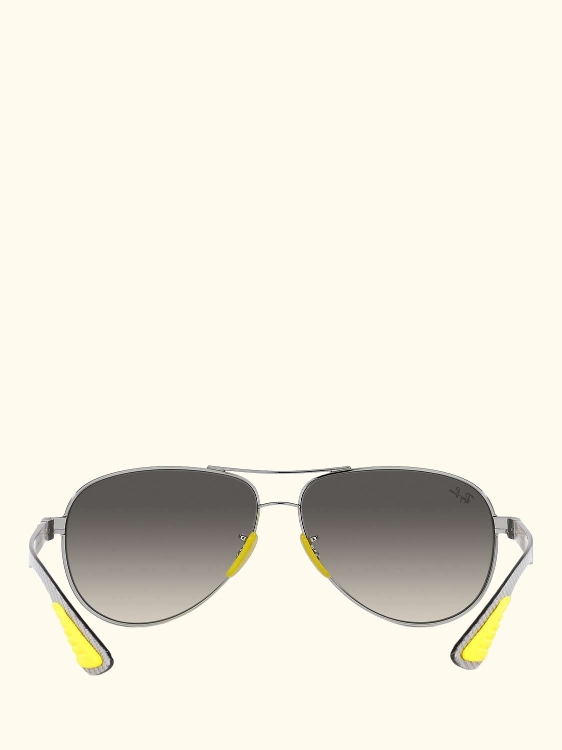 RB8331M Scuderia Ferrari Men's Aviator Sunglasses, Silver/Grey Gradient