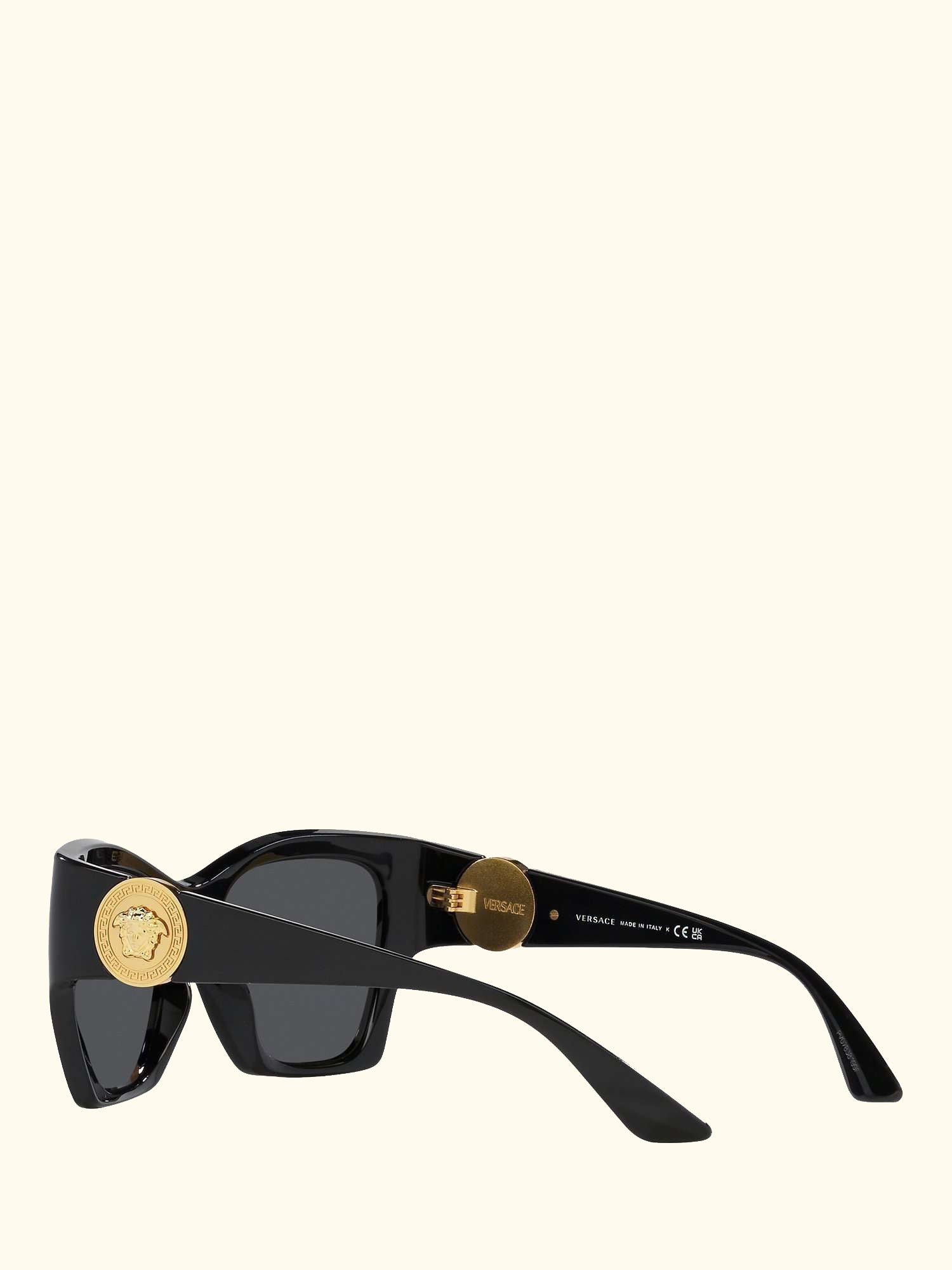 VE4452 Women's Irregular Sunglasses, Black/Grey