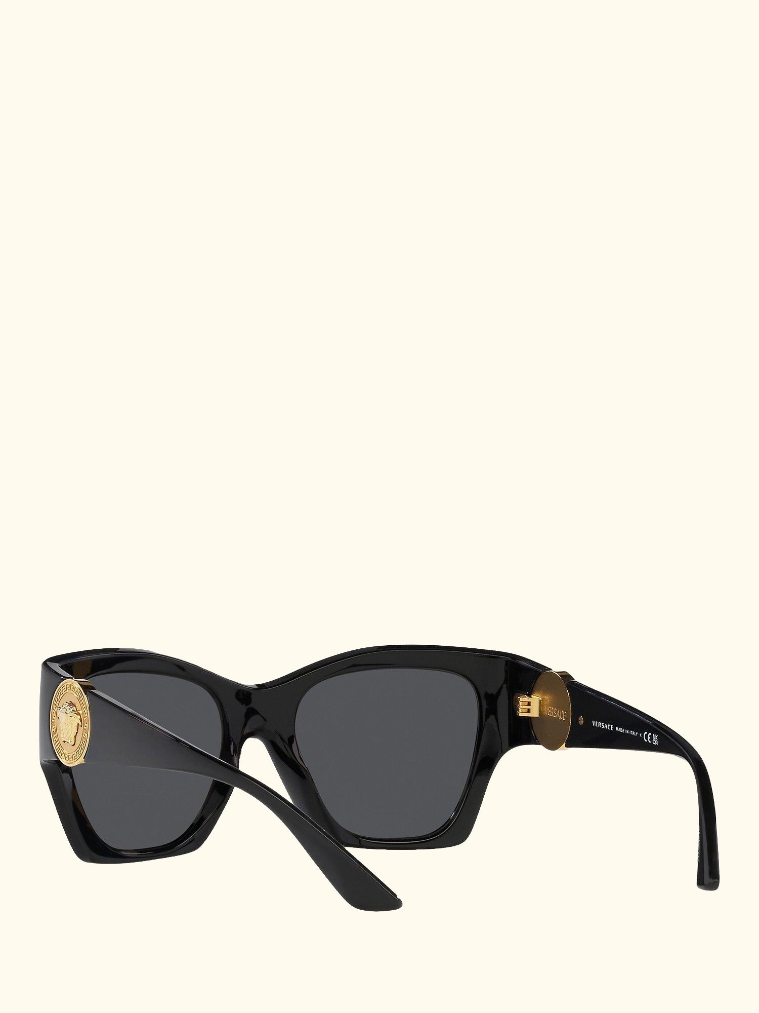 VE4452 Women's Irregular Sunglasses, Black/Grey
