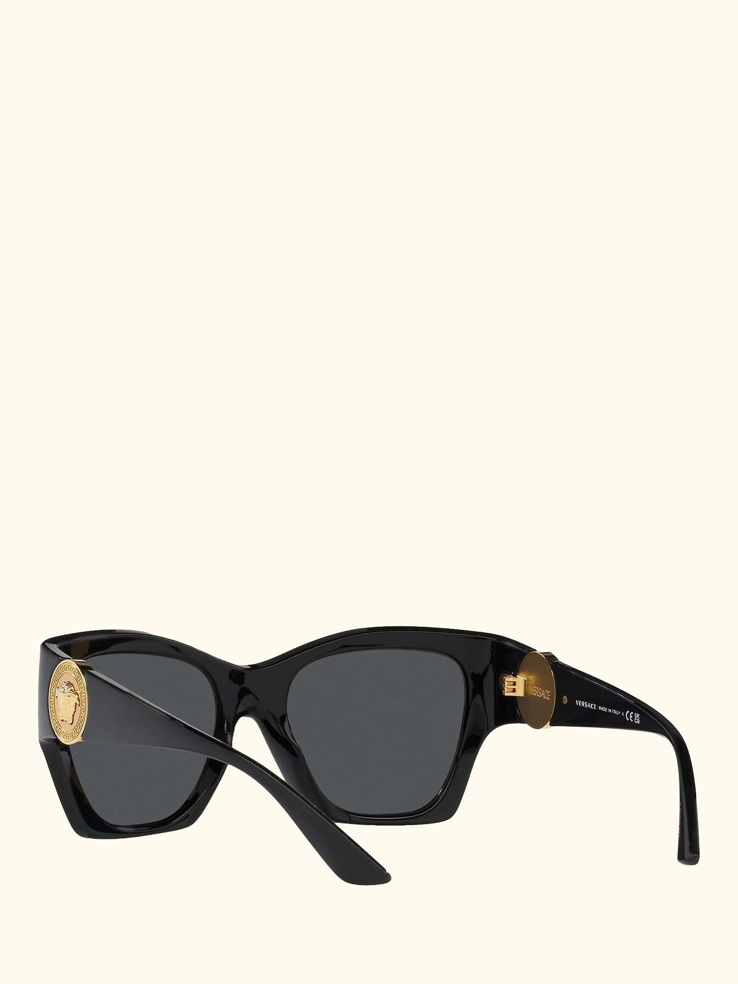 VE4452 Women's Irregular Sunglasses, Black/Grey