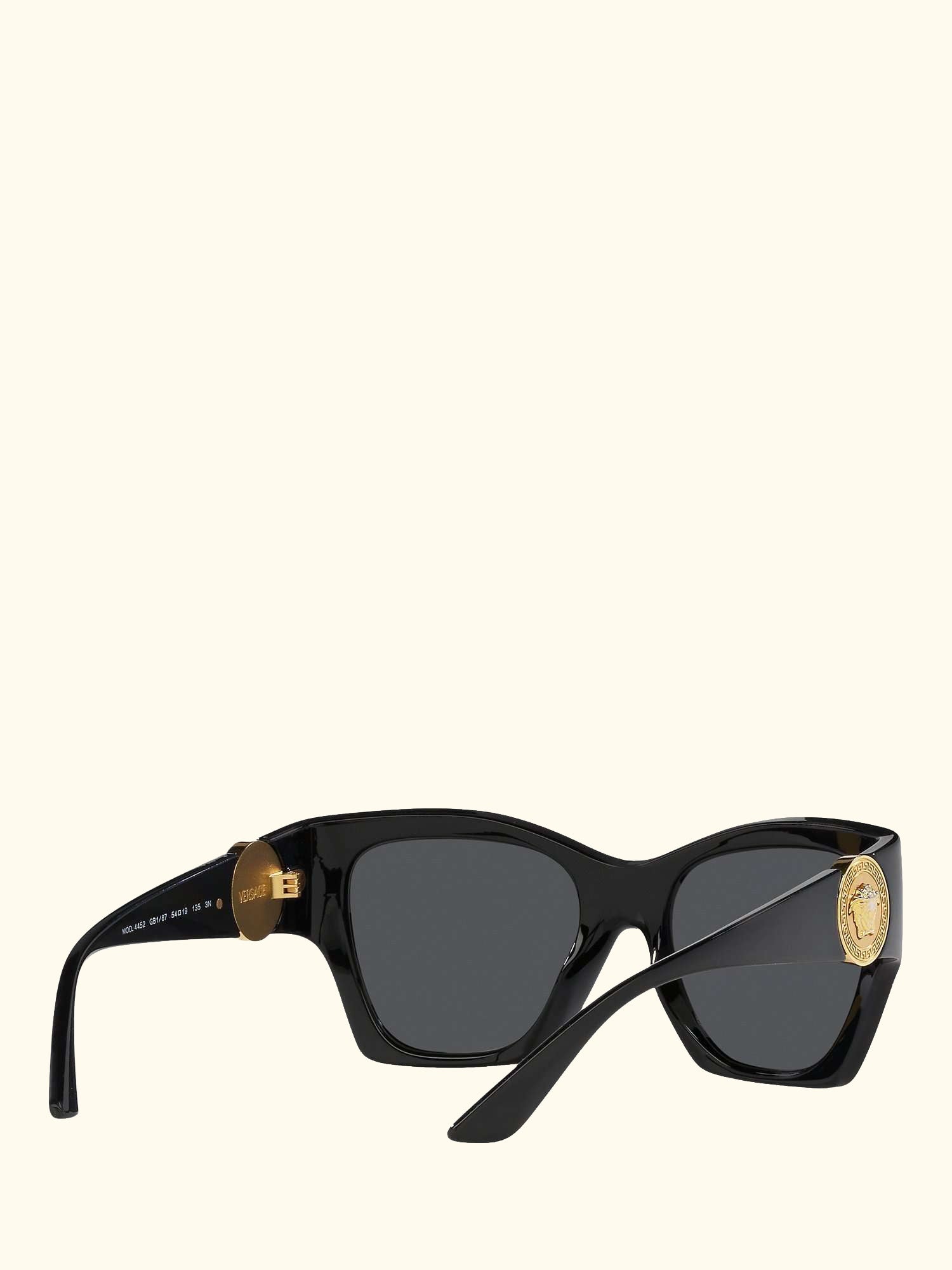 VE4452 Women's Irregular Sunglasses, Black/Grey