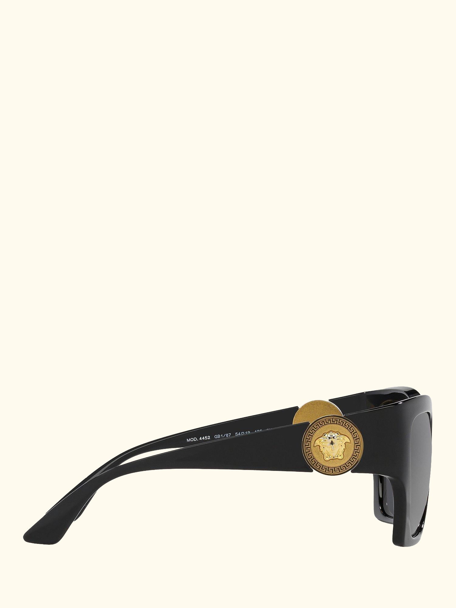 VE4452 Women's Irregular Sunglasses, Black/Grey